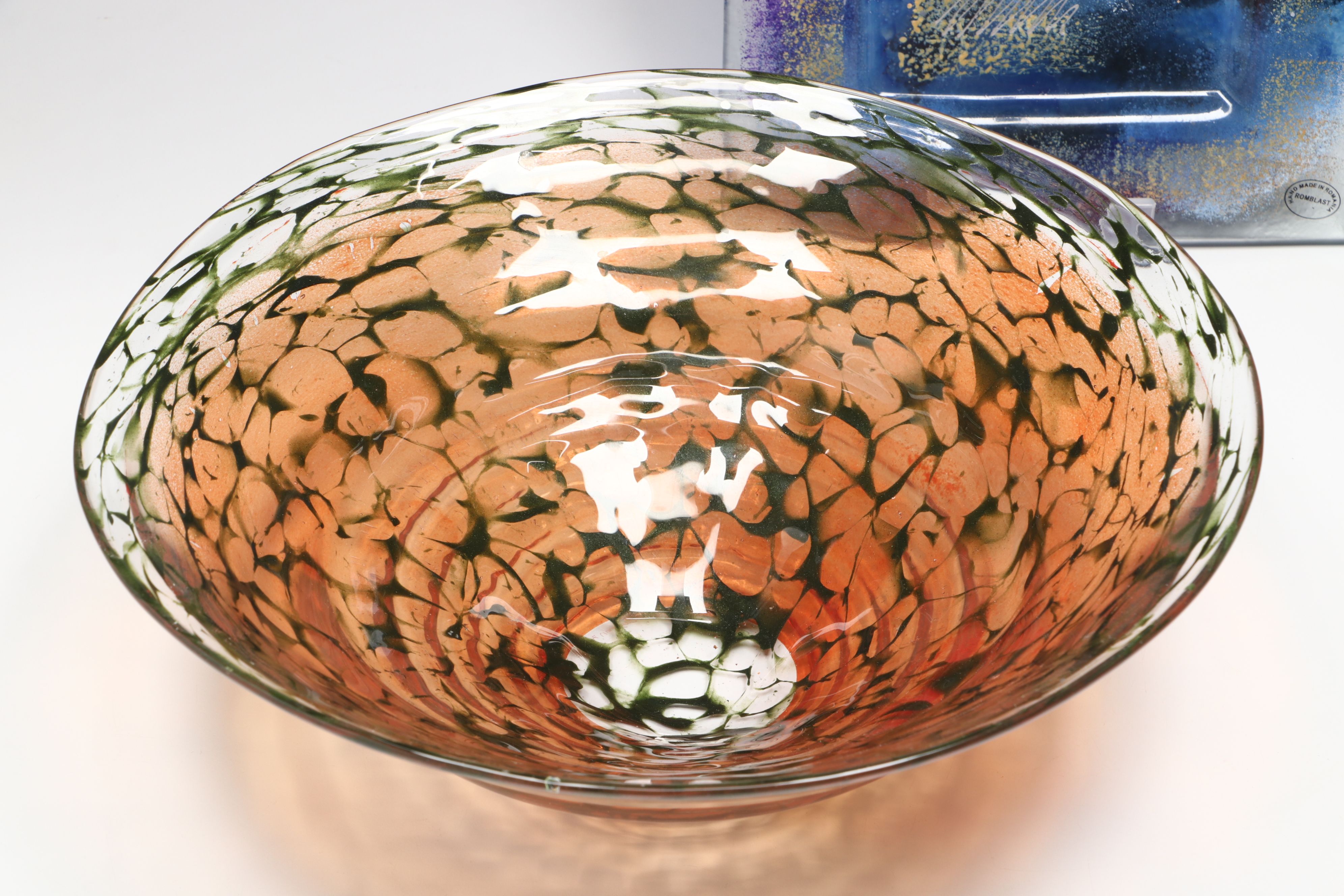 Kjell Engman for Kosta Boda Art Glass Bowl with Other Plate and Paperweight