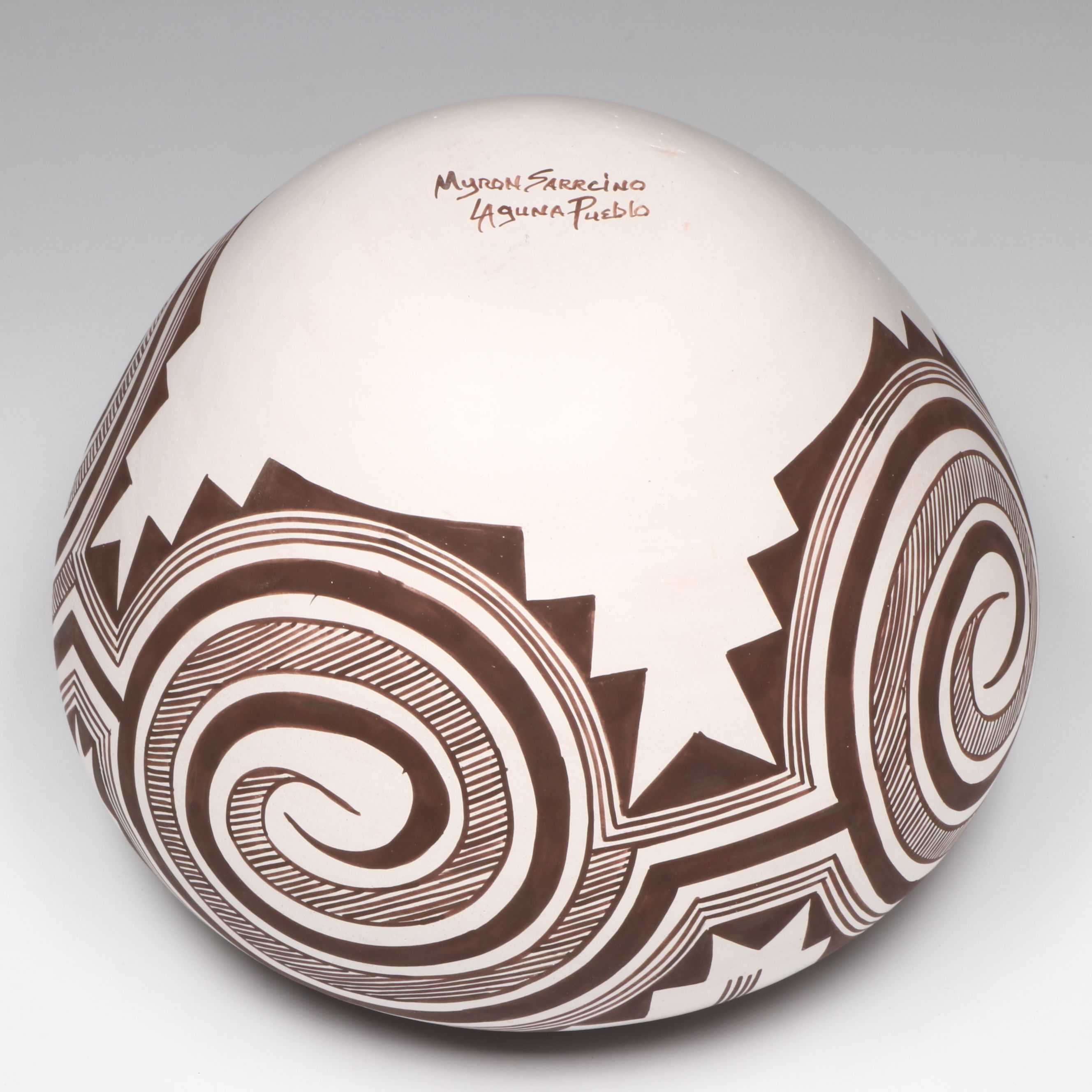 Myron Sarracino Laguna Pueblo Pottery Olla