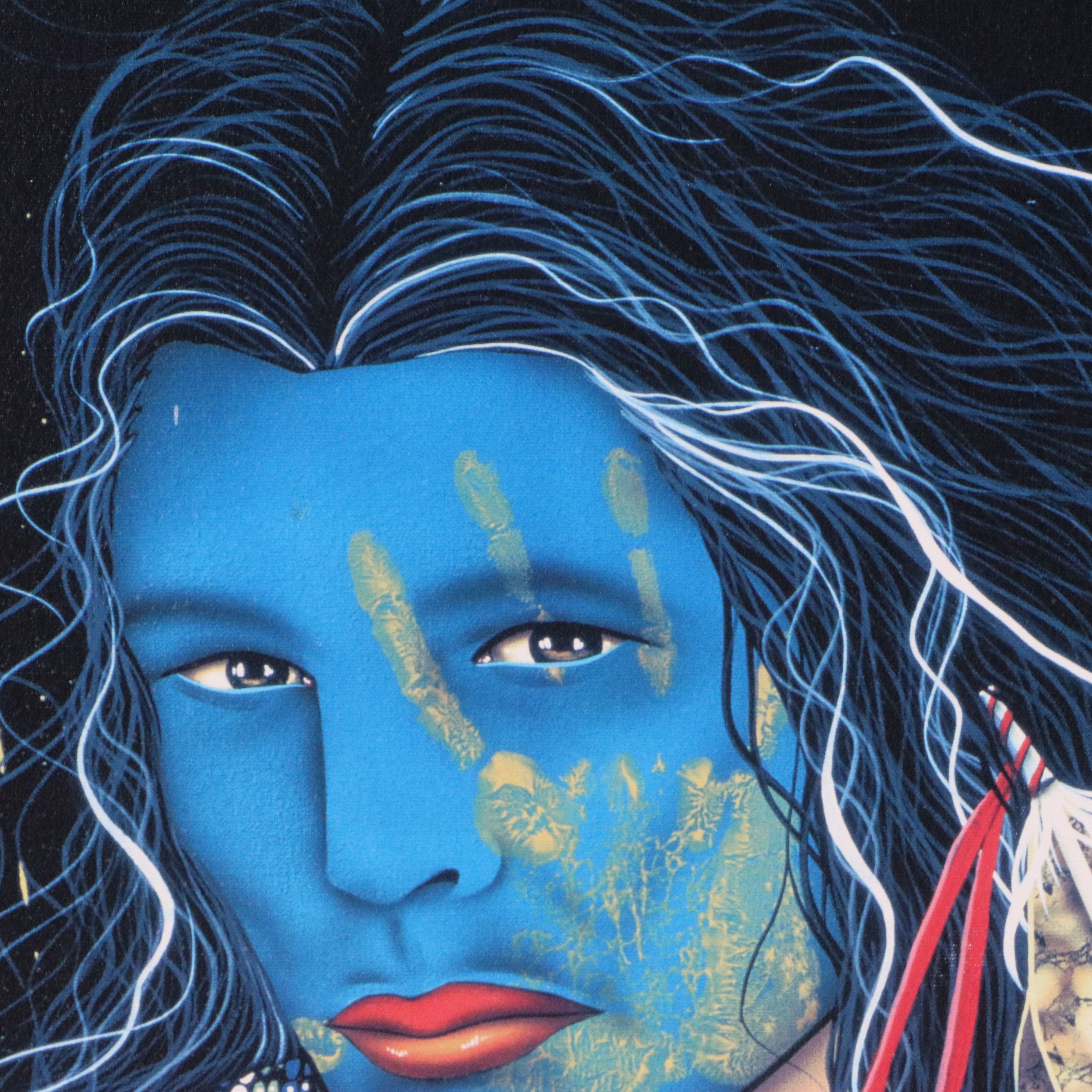 Henri Peter Offset Lithograph "Apache Warrior," 21st Century