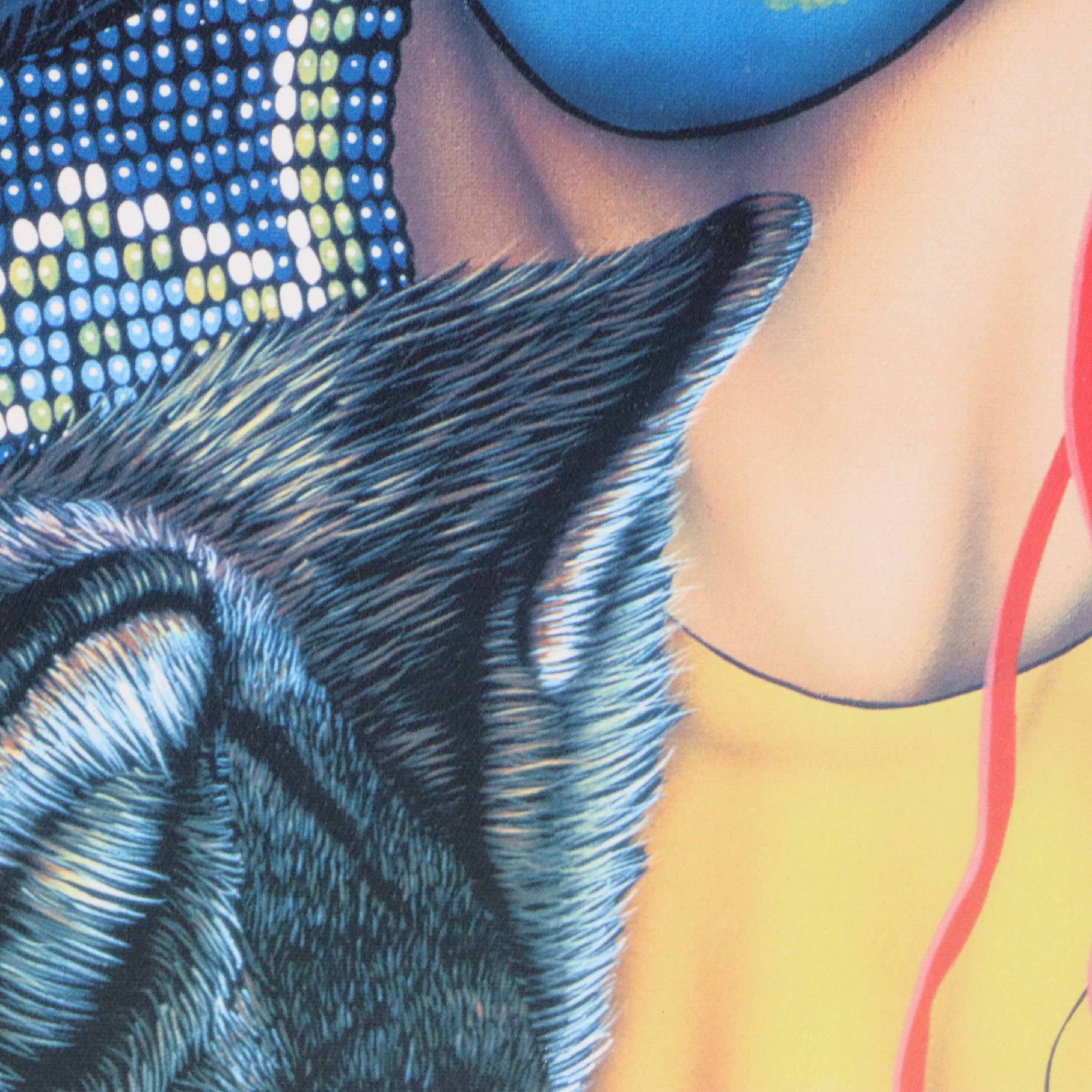 Henri Peter Offset Lithograph "Apache Warrior," 21st Century