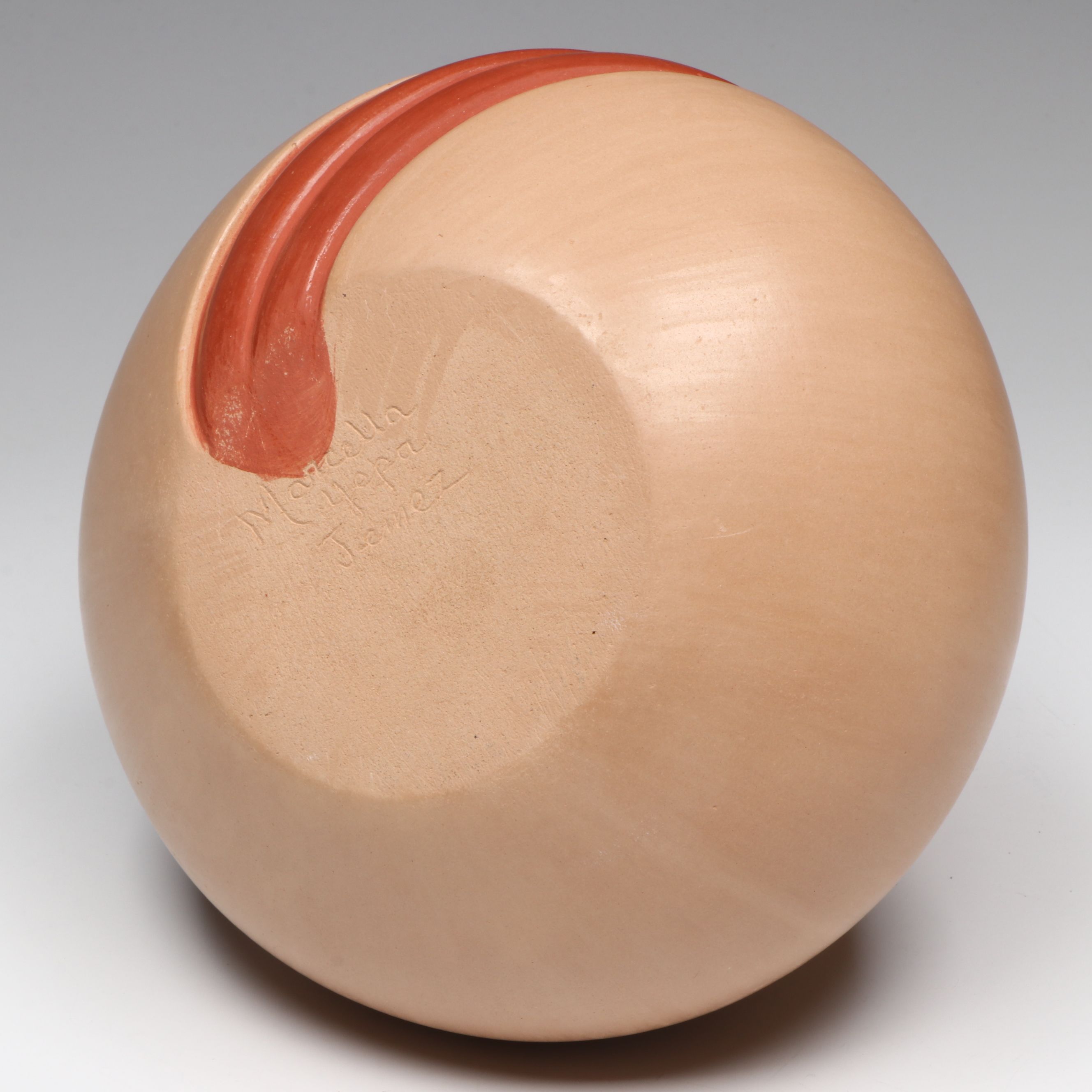 Marcella Yepa Jemez Pueblo Pottery Kiva Step Vase