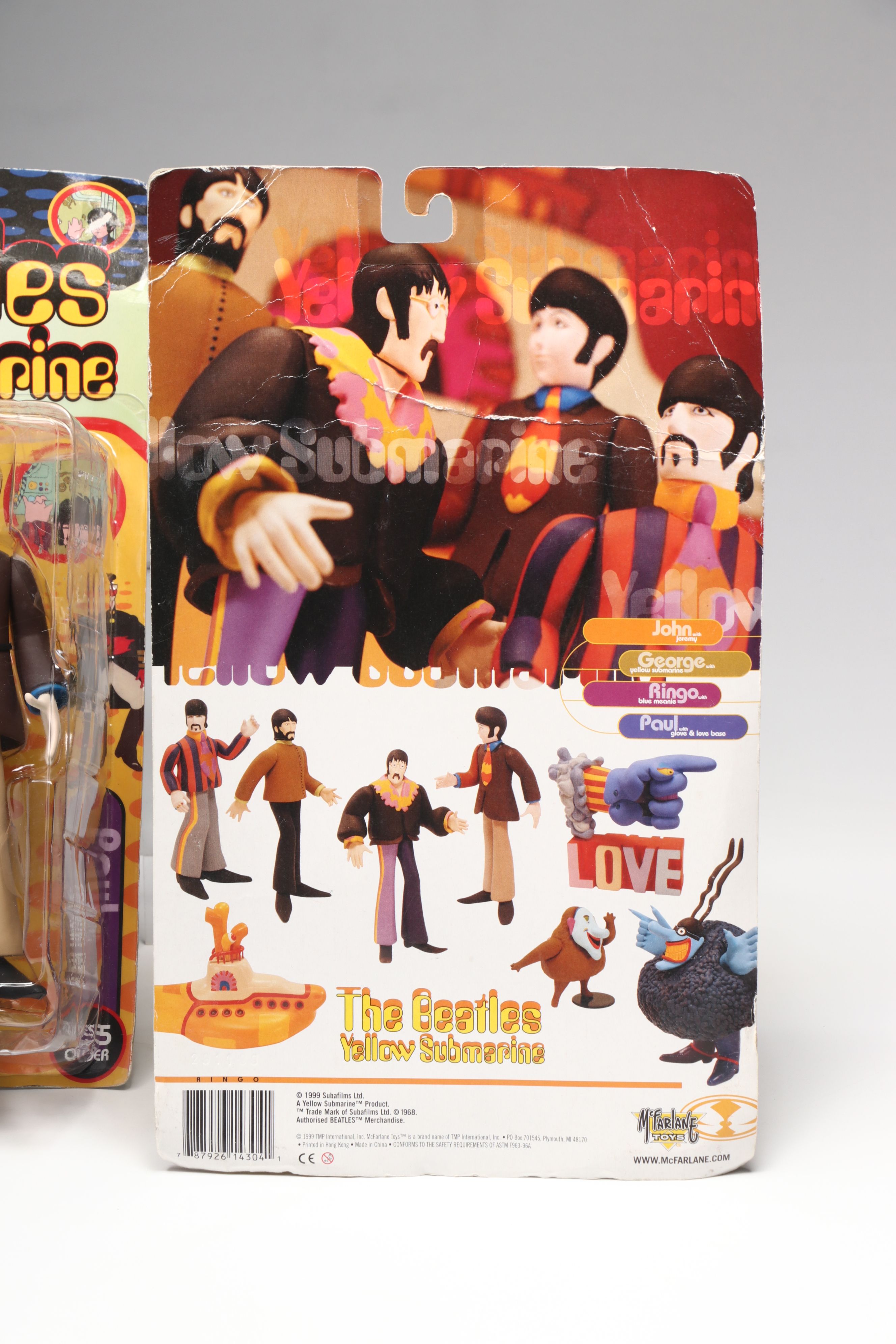 McFarlane Toys "The Beatles Yellow Submarine" Action Figures