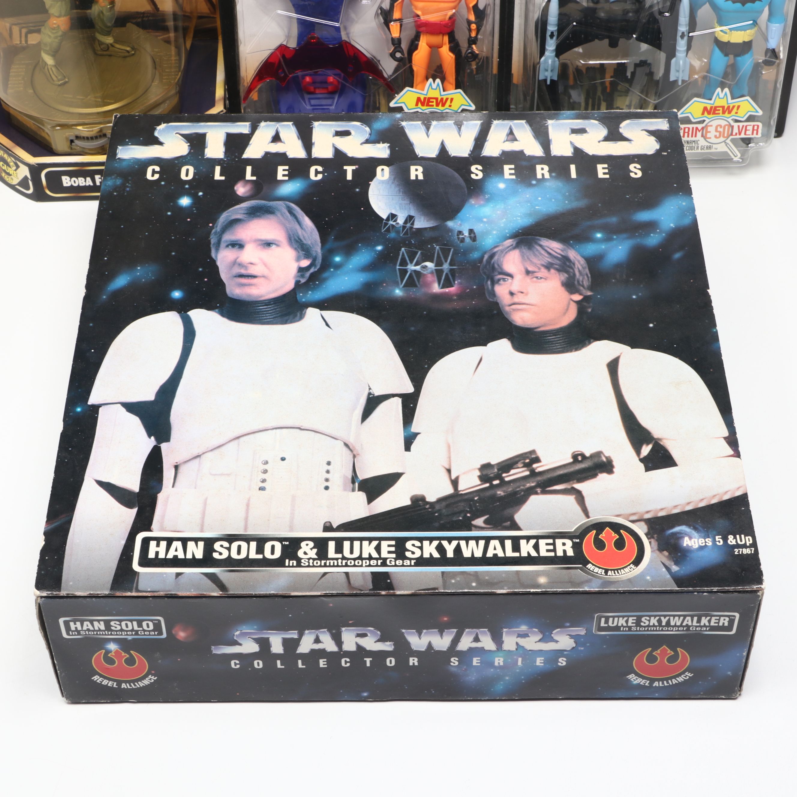 Kenner Star Wars and Batman Action Figures Including "Knight Glider Batman"