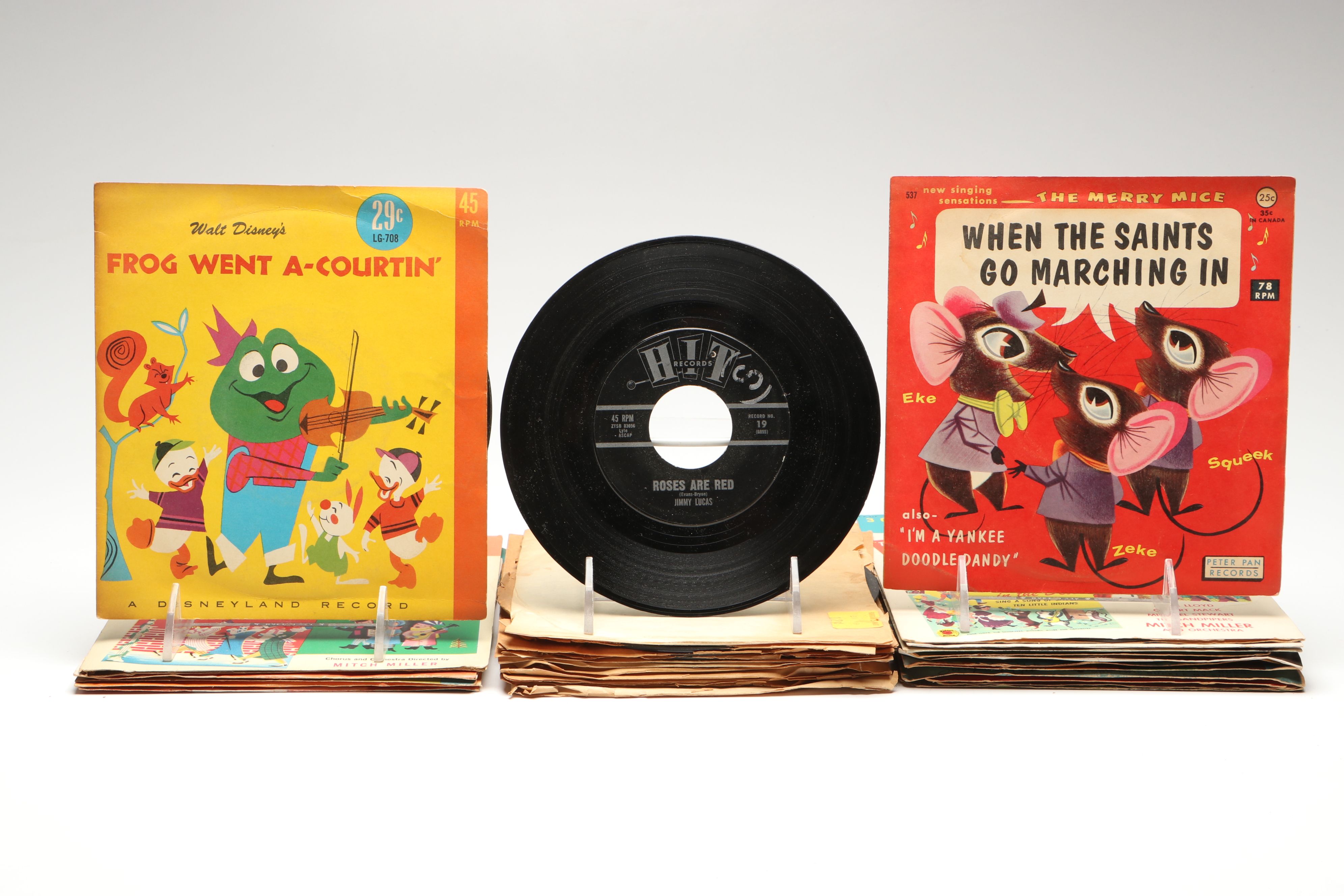 Disney and More Children's, Gospel, Christmas and Other 7" Vinyl Records