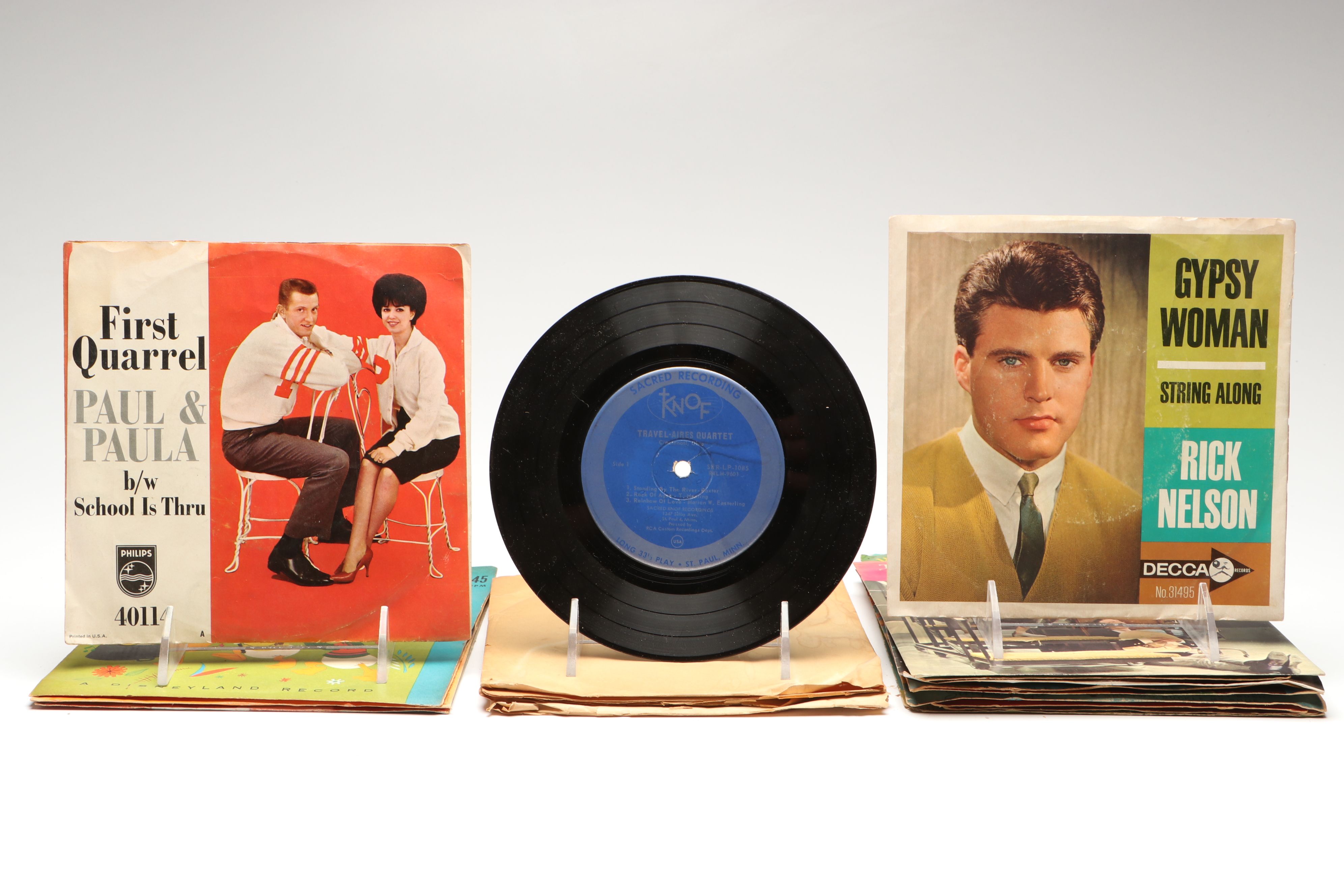 Disney and More Children's, Gospel, Christmas and Other 7" Vinyl Records