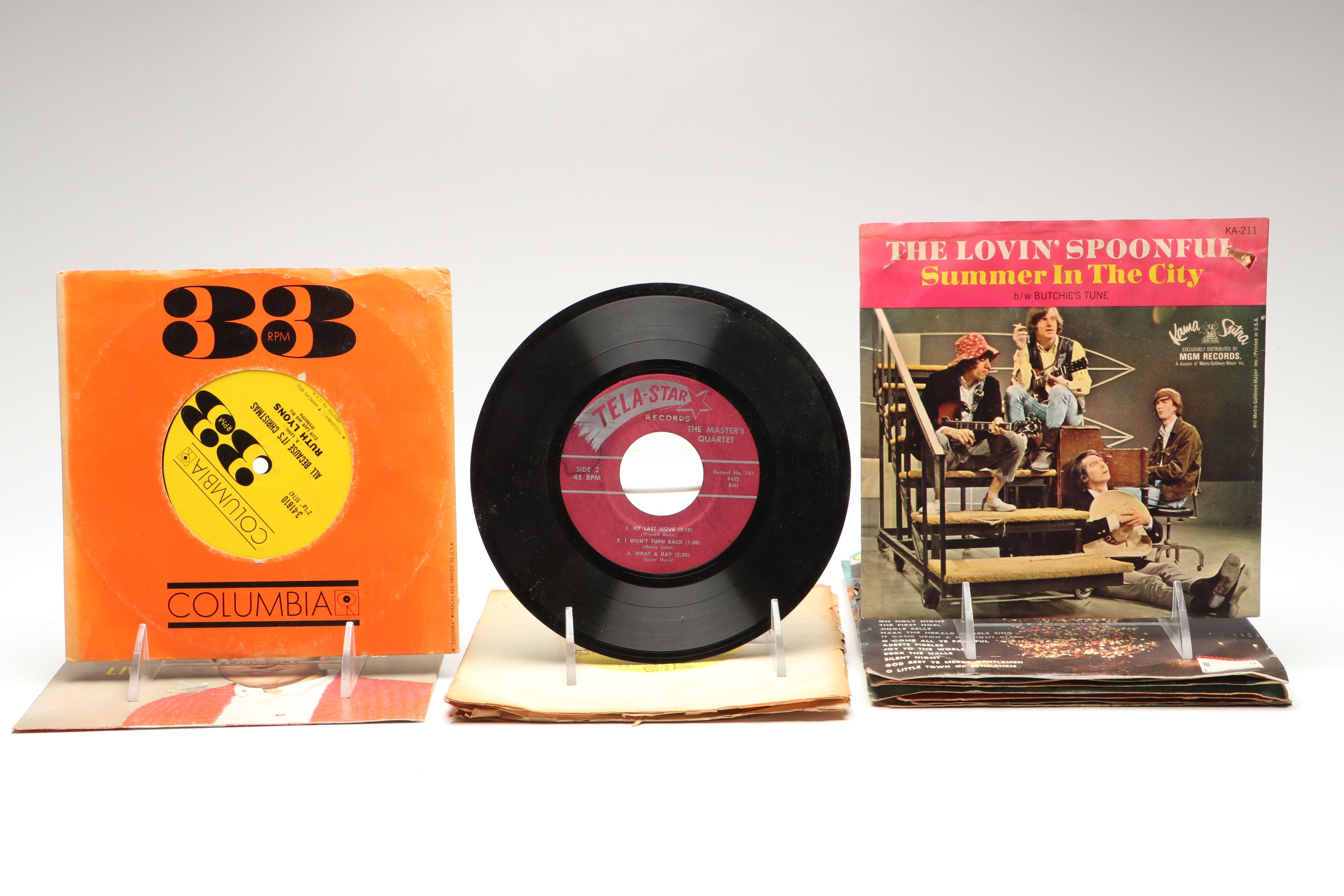 Disney and More Children's, Gospel, Christmas and Other 7" Vinyl Records