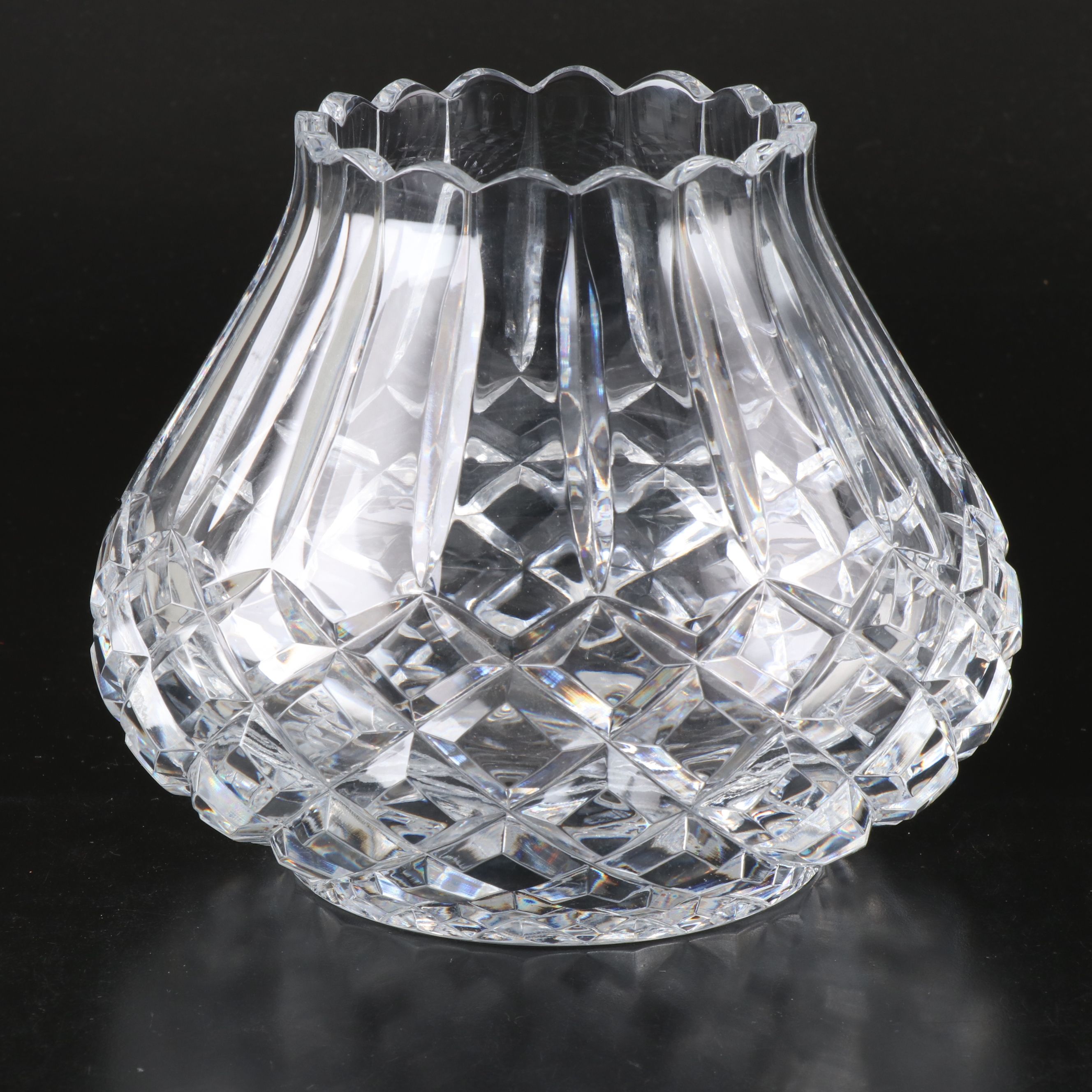 Cristal D'Arques "Vincennes" Crystal Vase with Other Cut Crystal Bowls