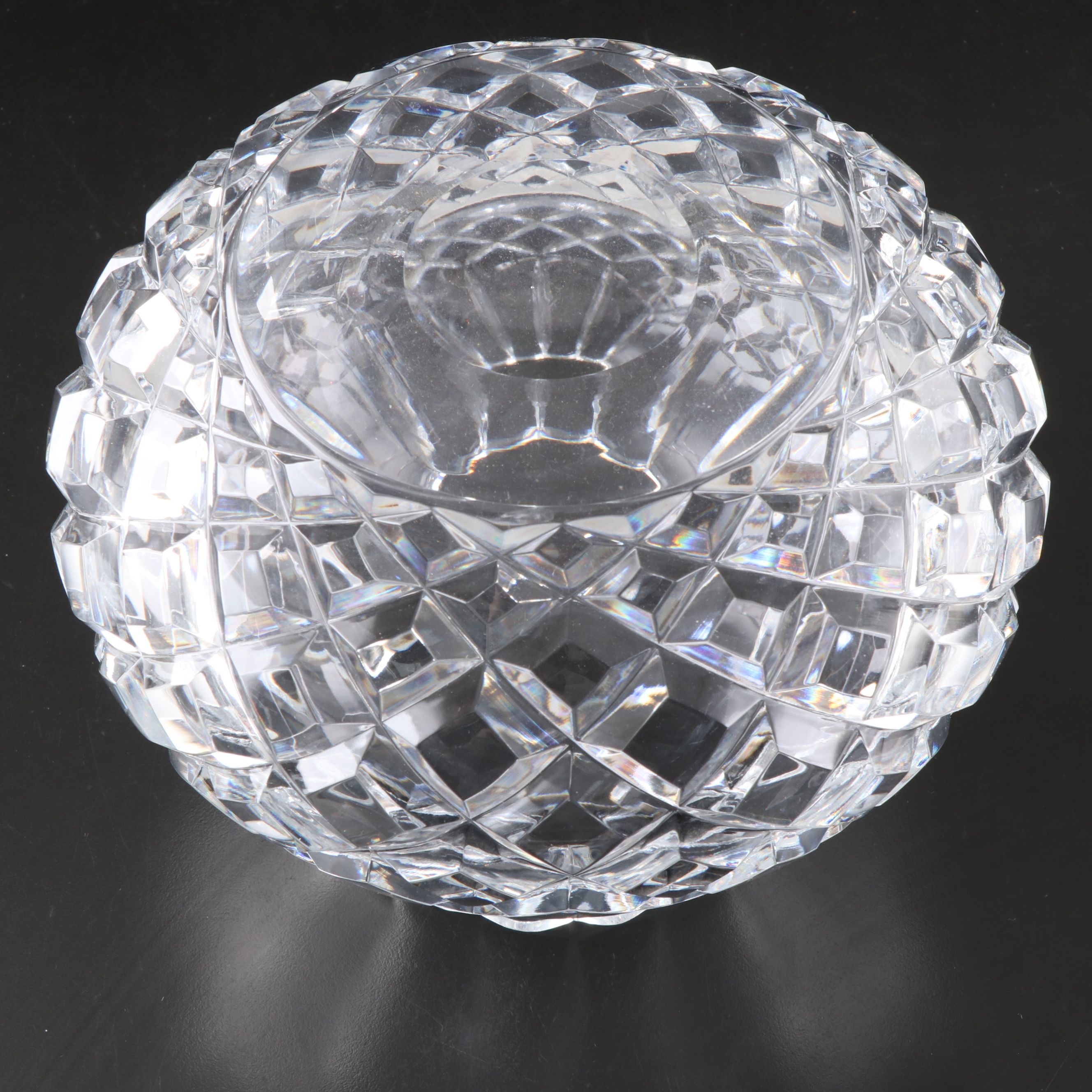 Cristal D'Arques "Vincennes" Crystal Vase with Other Cut Crystal Bowls