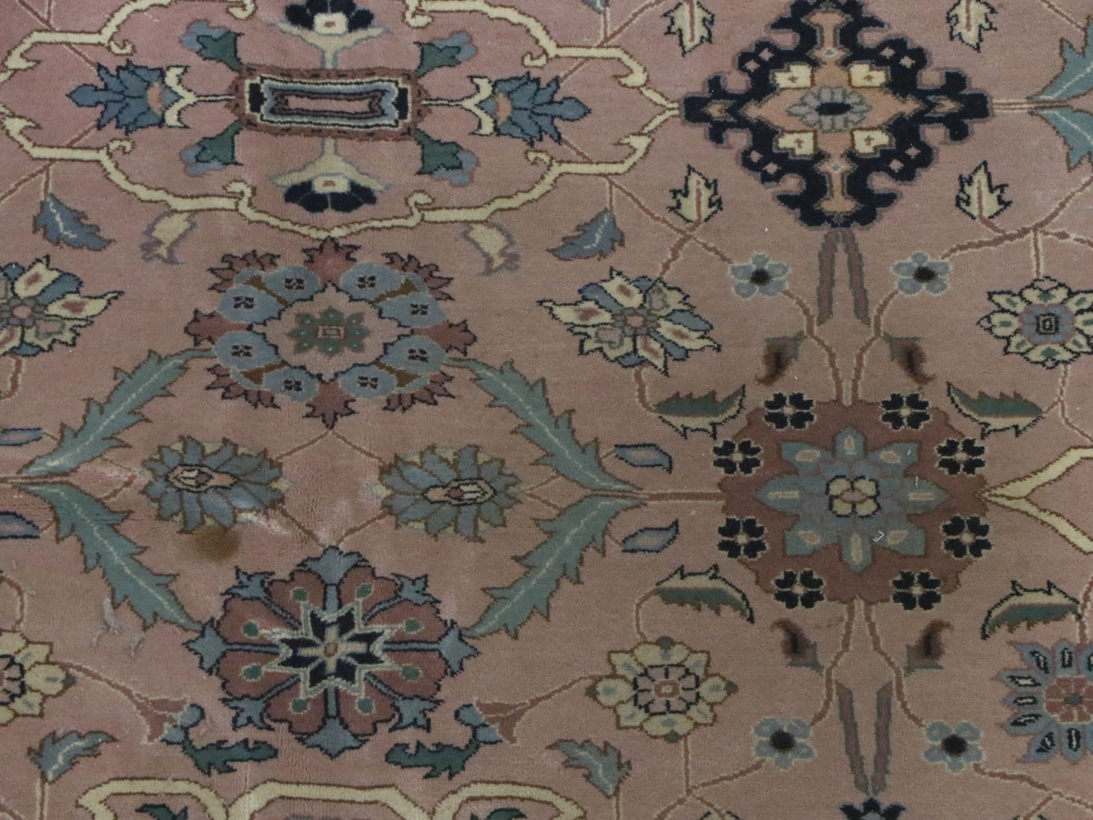 11'10" x 18'3" Hand-Knotted Pakistani Peshawar Mansion or Palace-Sized Rug