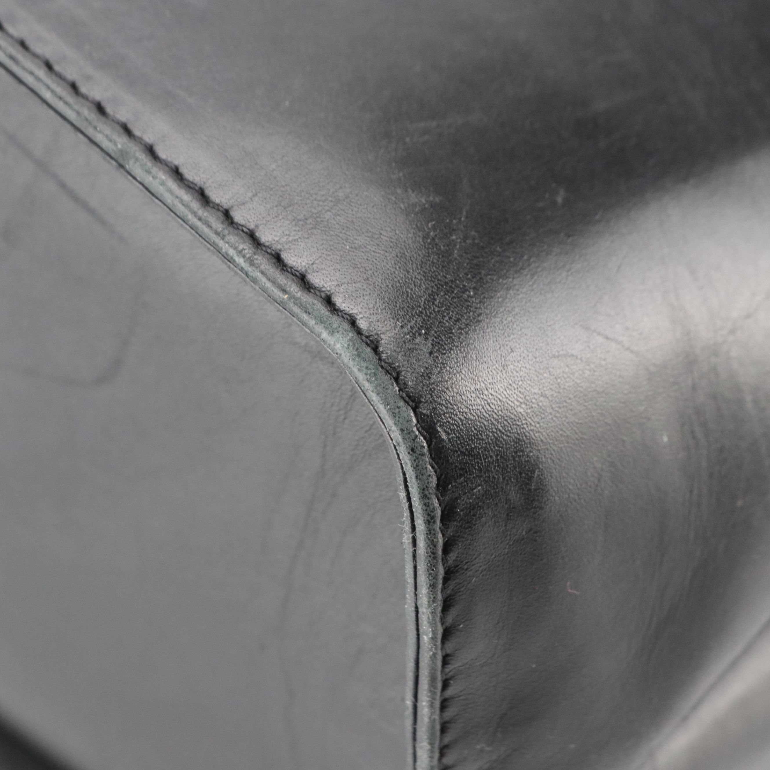 Salvatore Ferragamo Large Two-Way Satchel in Black Leather with Shoe Studs