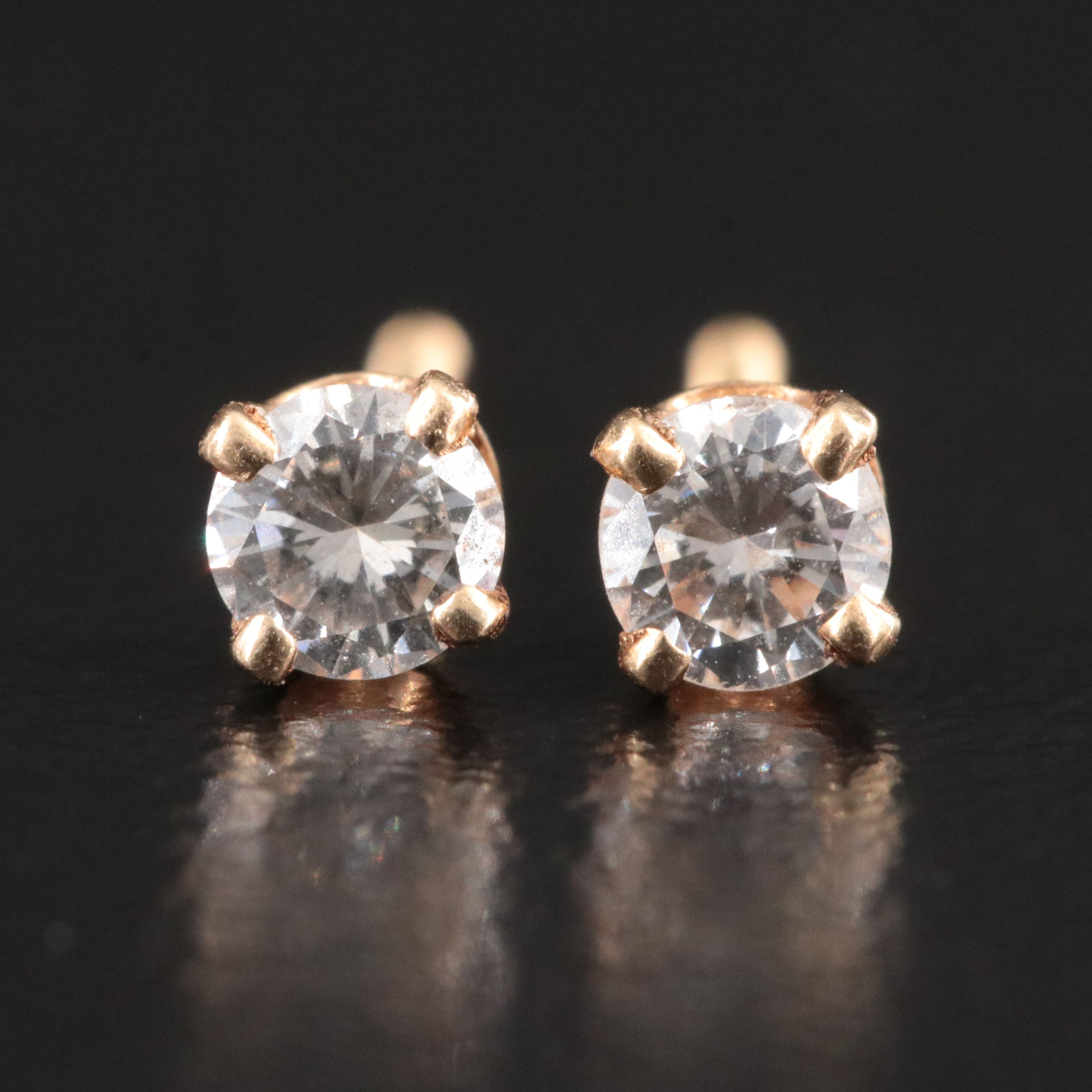 14K 0.23 CTW Diamond Stud Earrings