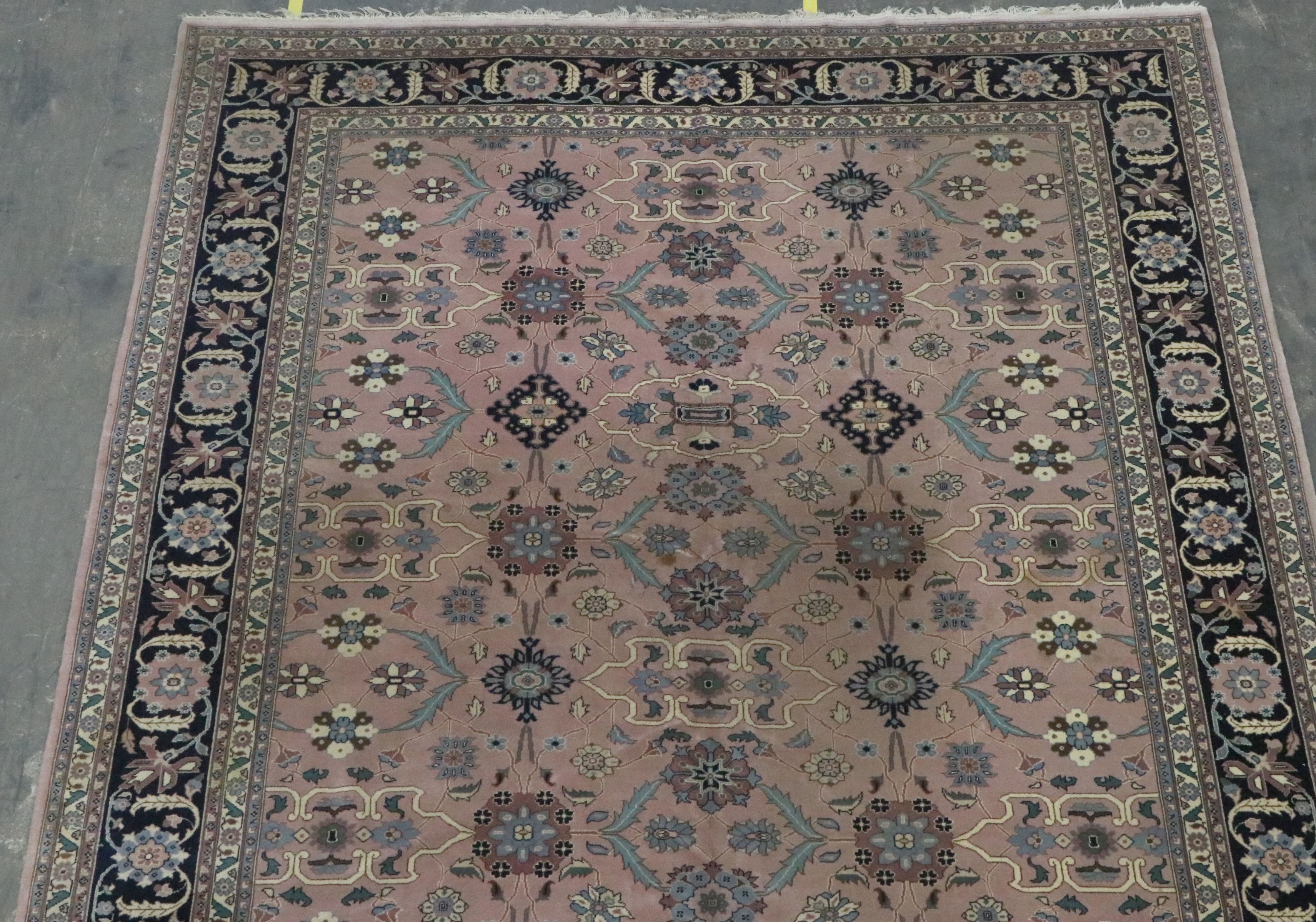11'10" x 18'3" Hand-Knotted Pakistani Peshawar Mansion or Palace-Sized Rug