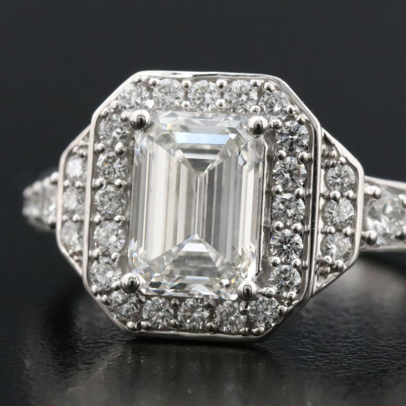 14K 3.26 CTW Lab Grown Diamond Ring