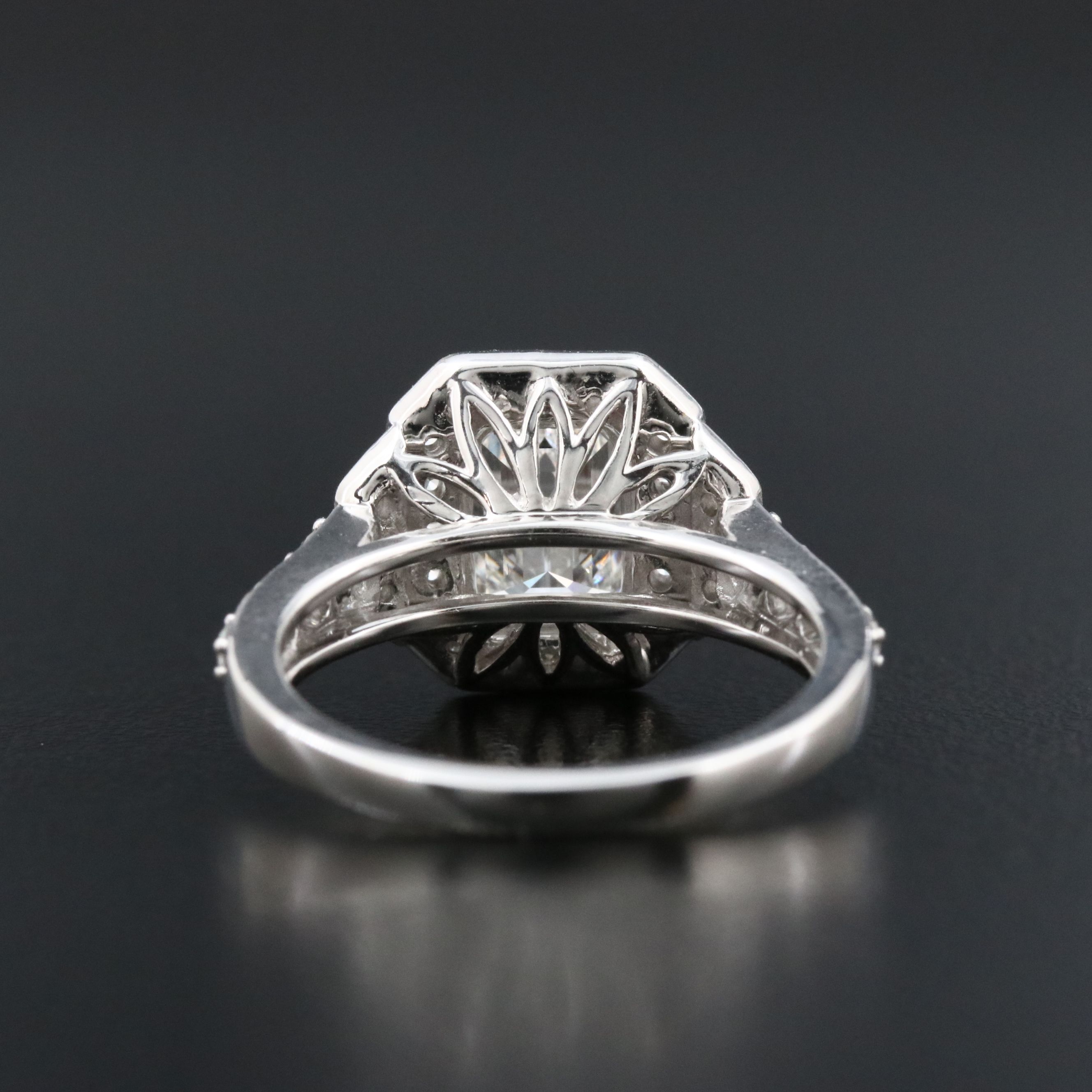 14K 3.26 CTW Lab Grown Diamond Ring