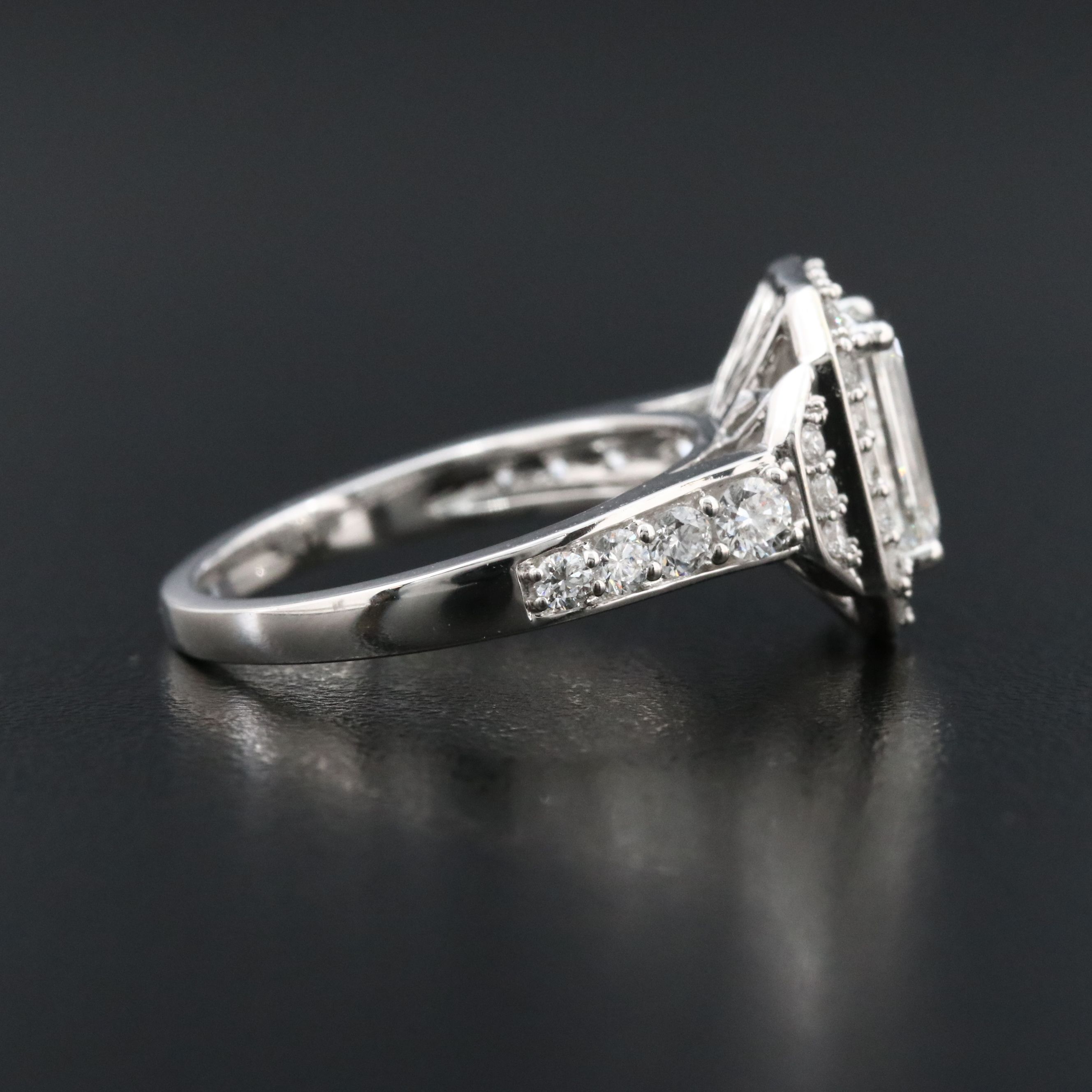 14K 3.26 CTW Lab Grown Diamond Ring