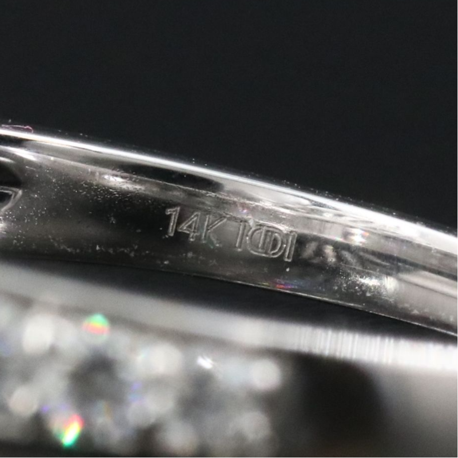 14K 3.26 CTW Lab Grown Diamond Ring