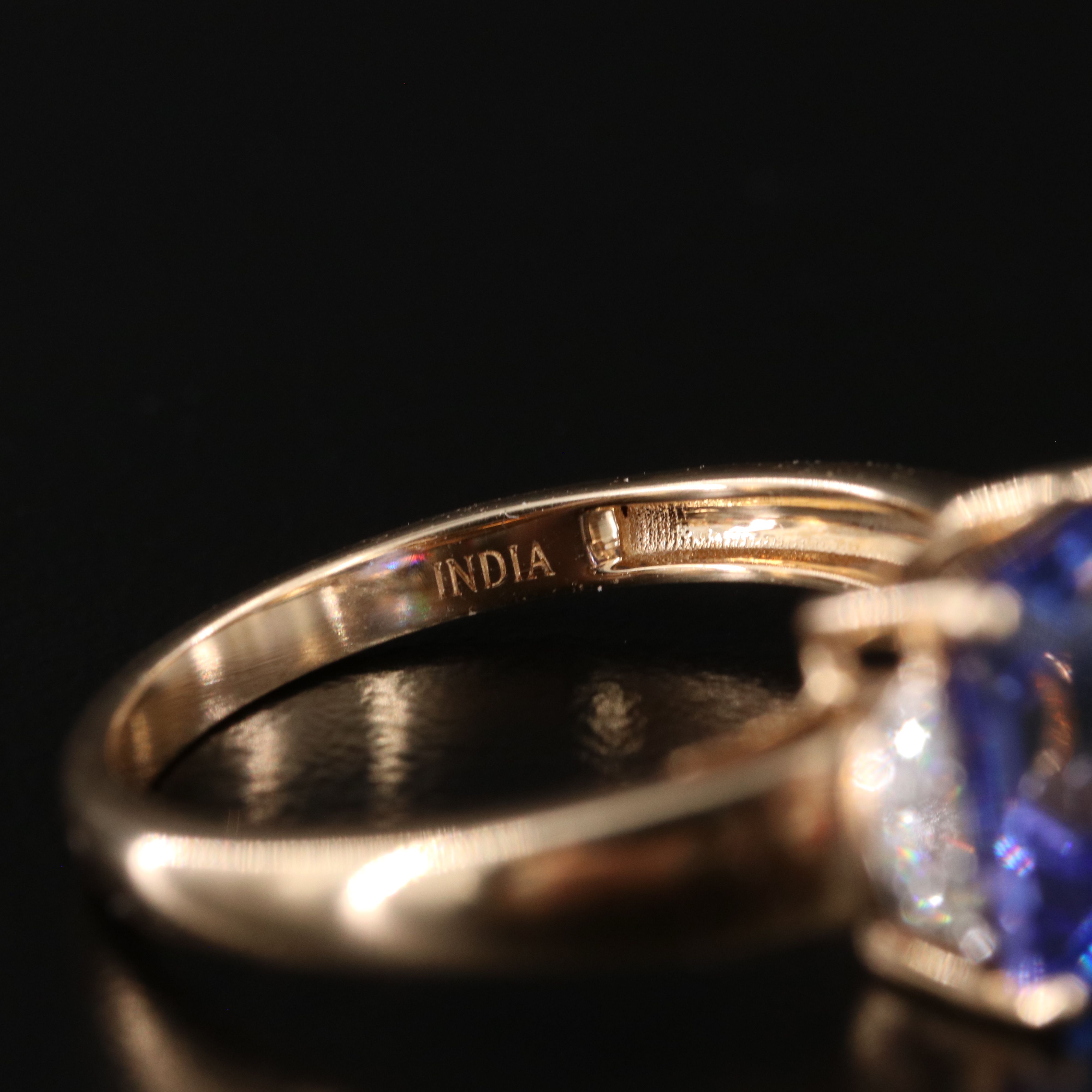 14K Tanzanite and Diamond Ring