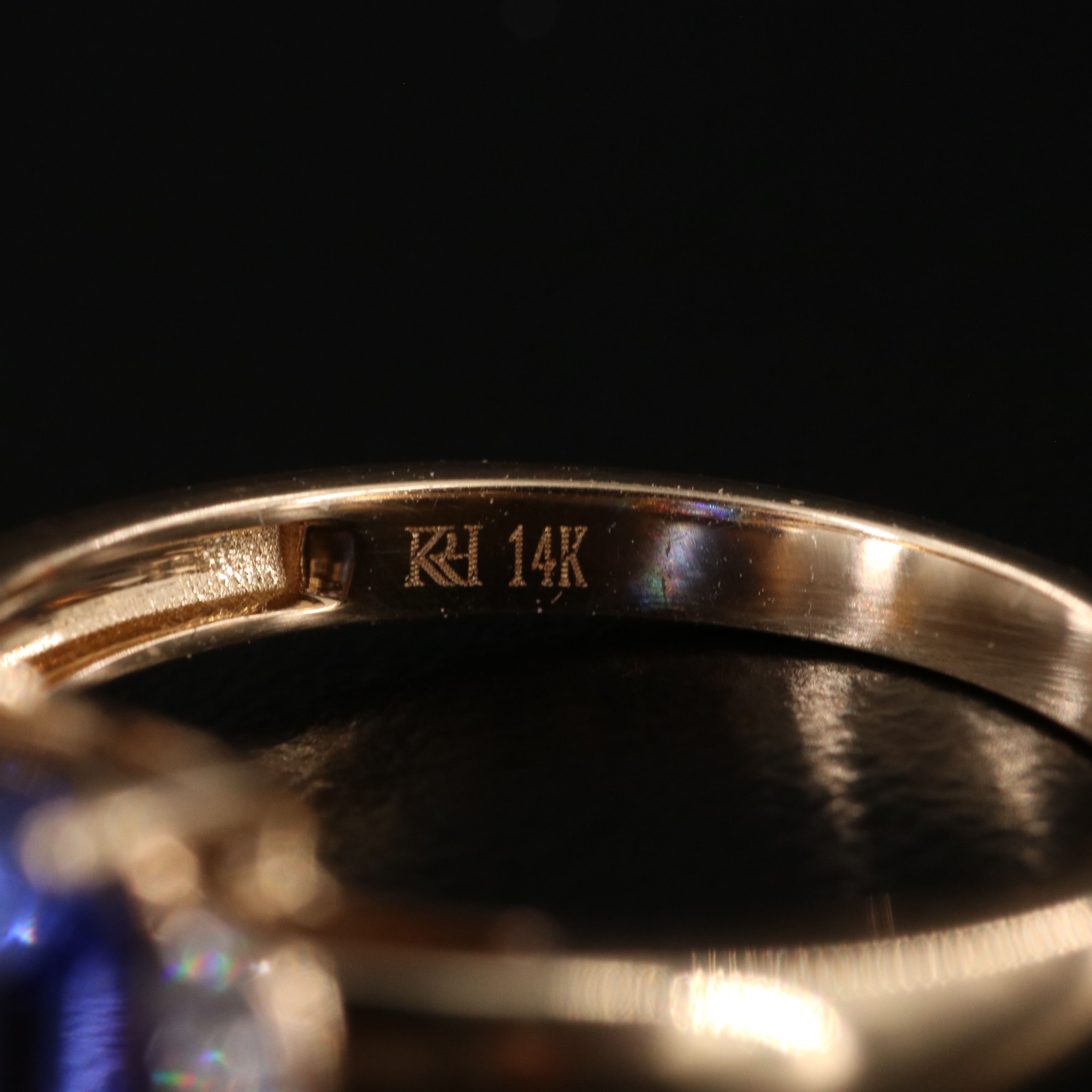 14K Tanzanite and Diamond Ring