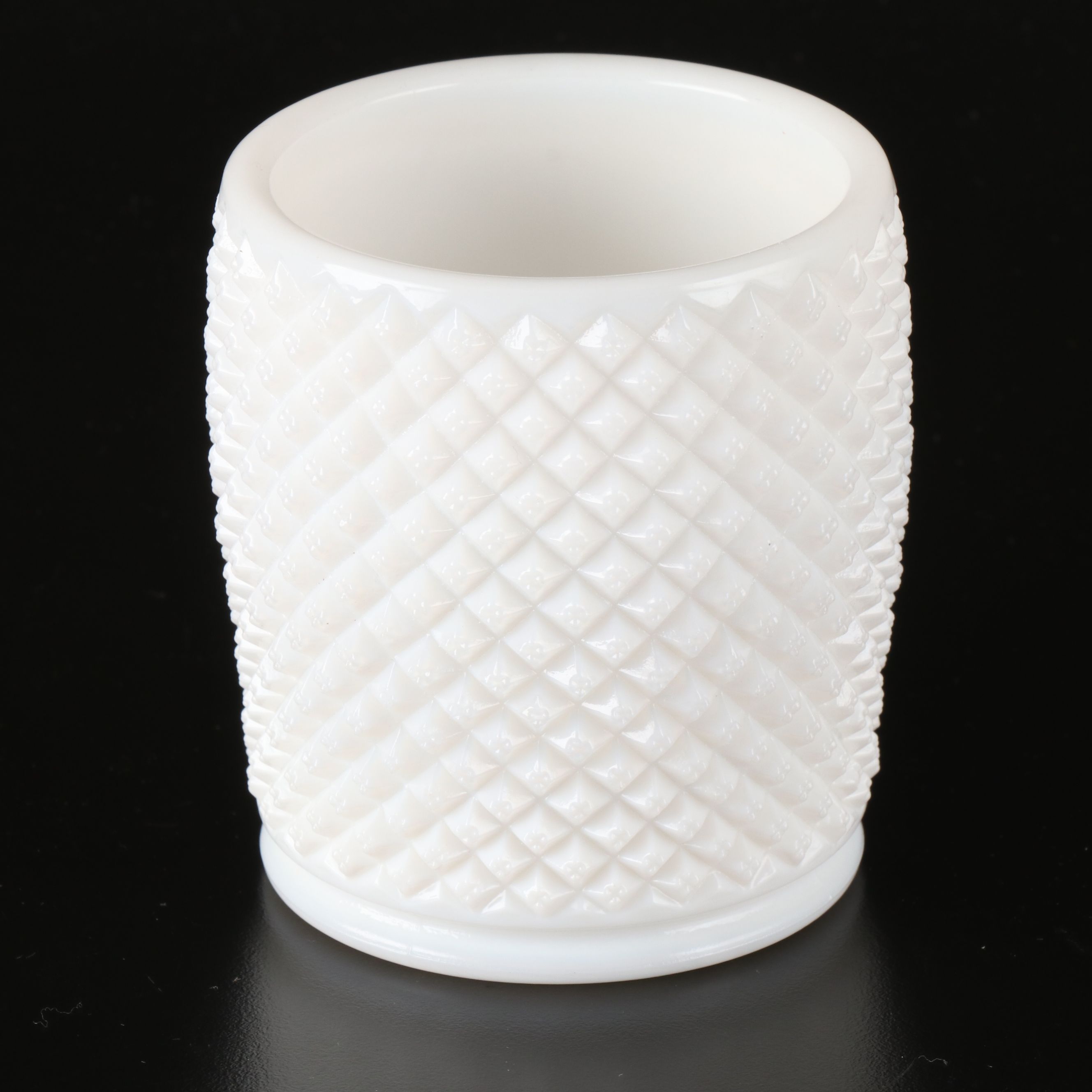 Opalescent and Milk Glass Plate, Vases, Jelly Compote and More