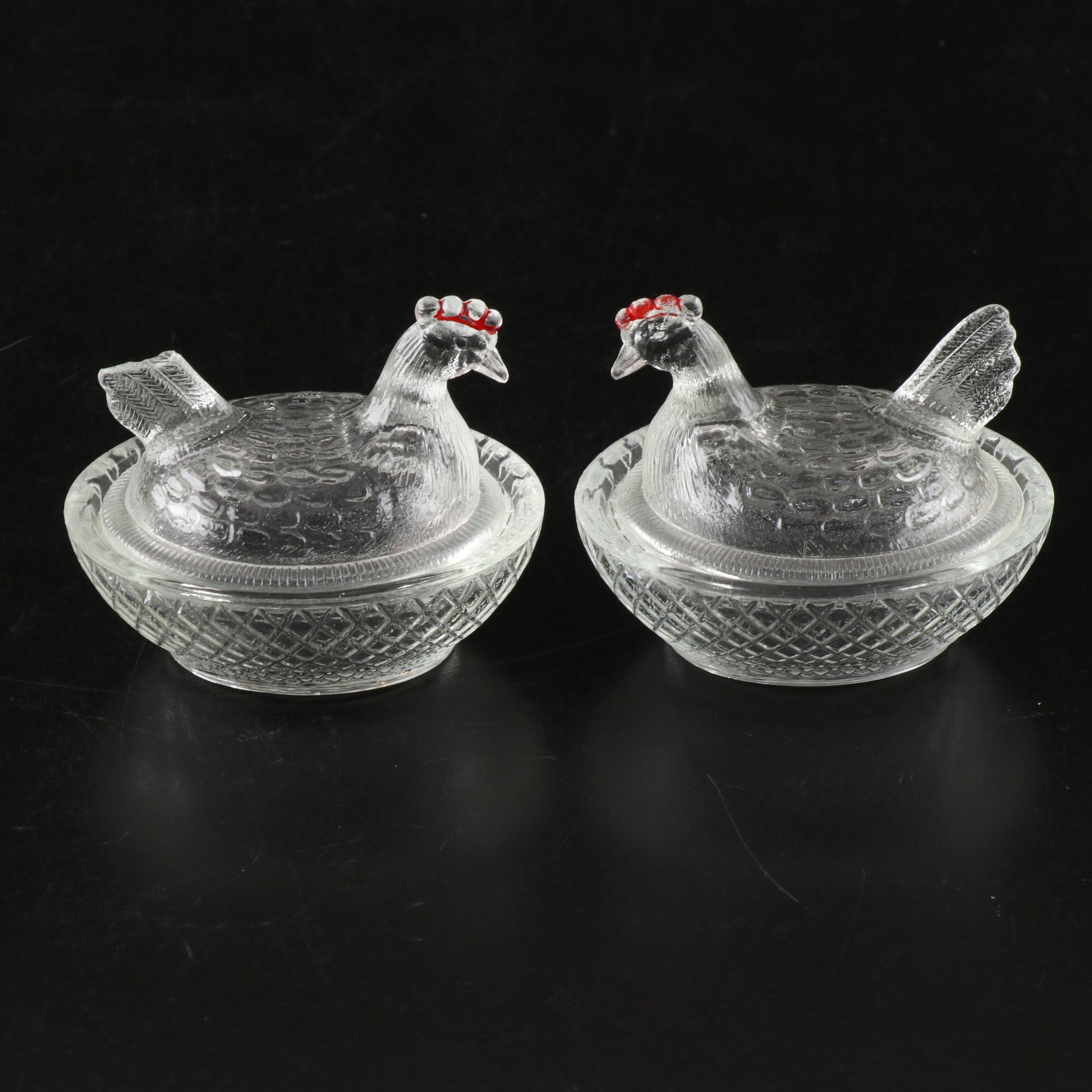 Opalescent and Milk Glass Plate, Vases, Jelly Compote and More