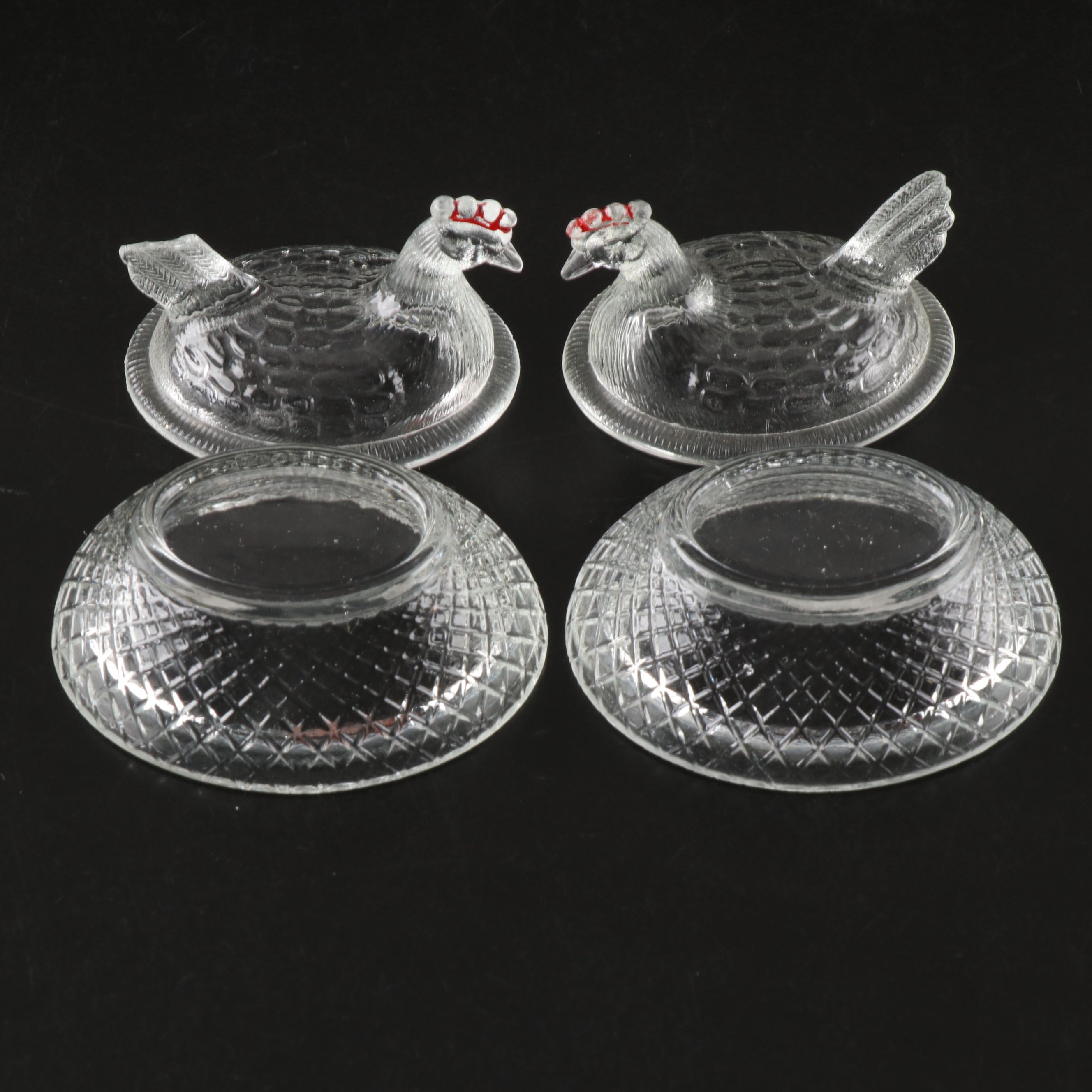 Opalescent and Milk Glass Plate, Vases, Jelly Compote and More