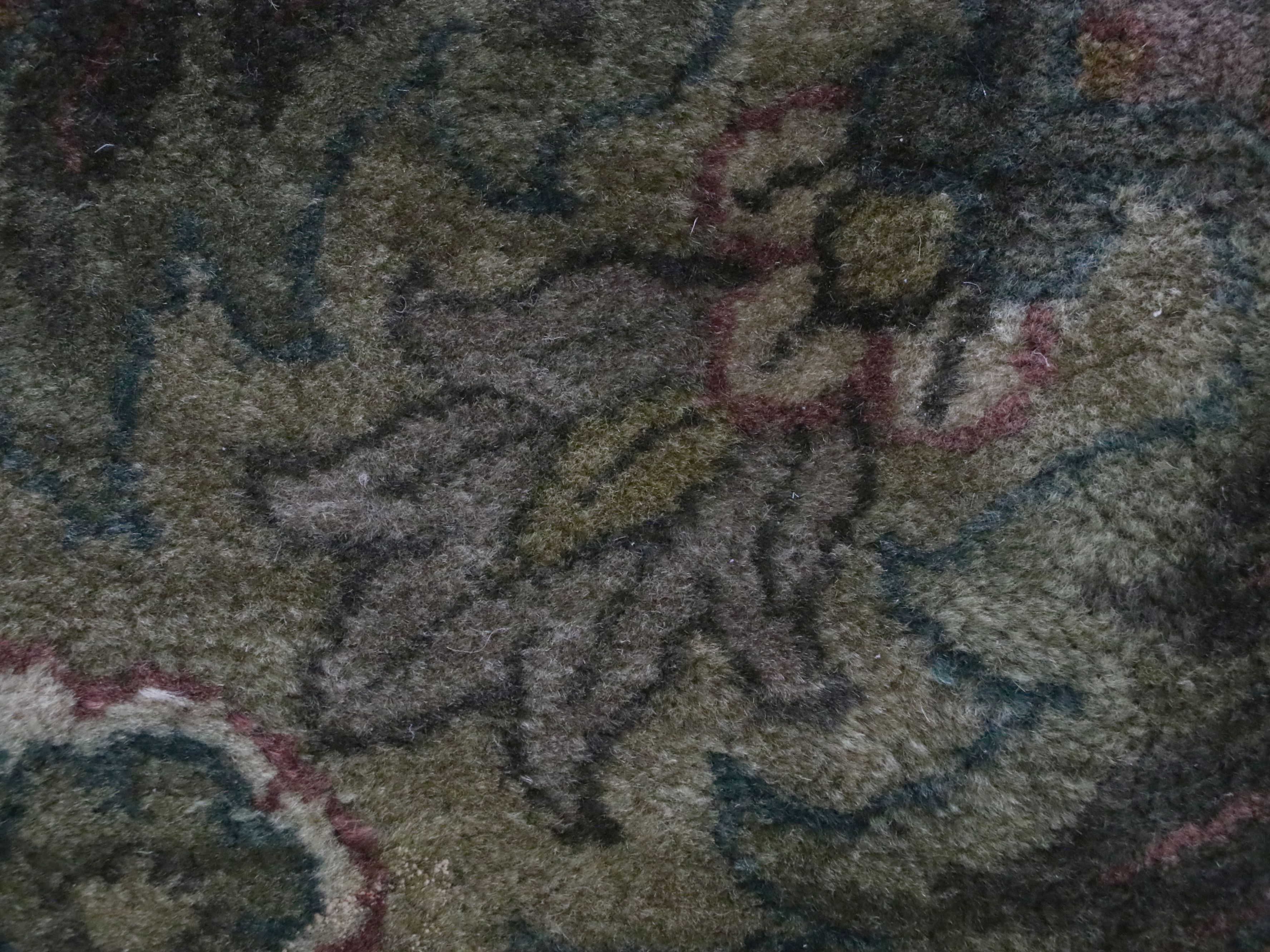 12'3 x 18'5 Hand-Knotted Indian Agra Palace-Sized Rug