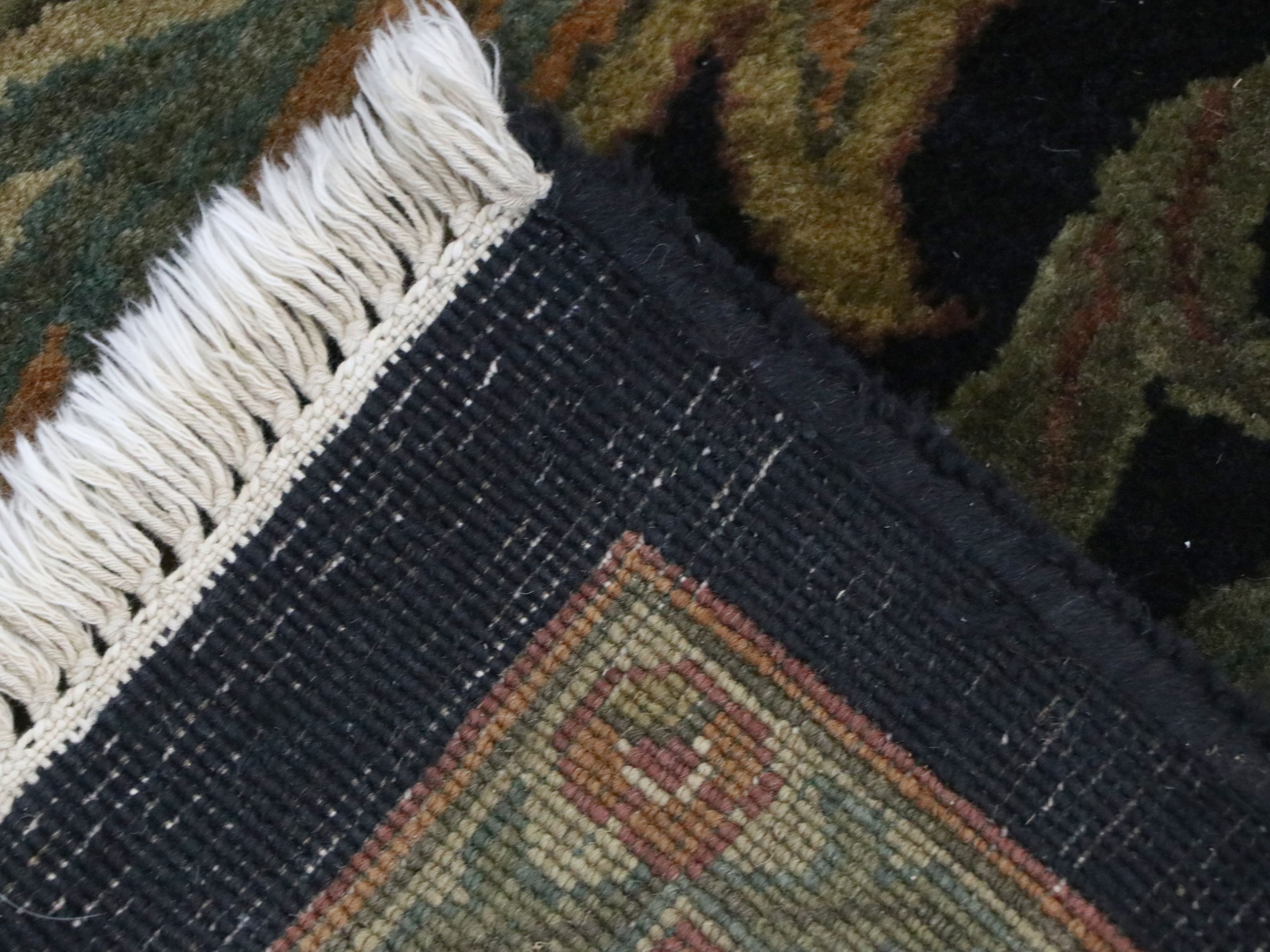 12'3 x 18'5 Hand-Knotted Indian Agra Palace-Sized Rug