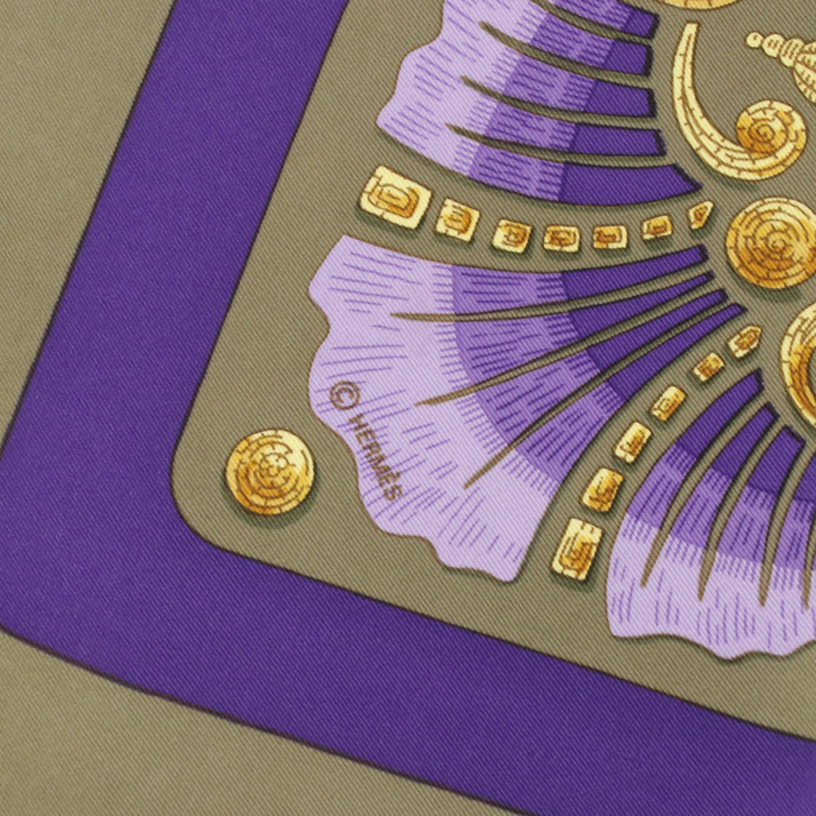 Hermès "Cheval Turc" Silk Twill Scarf 90