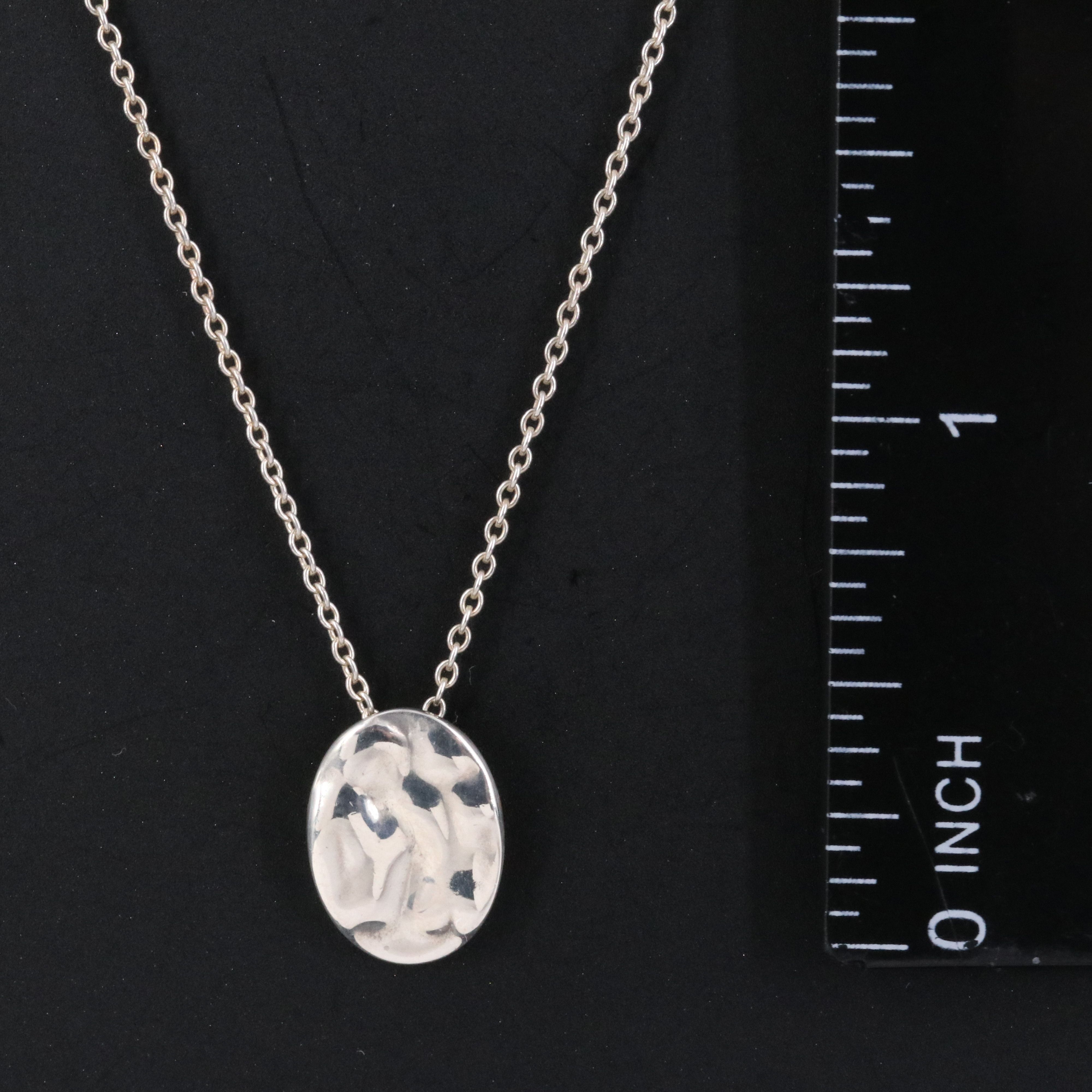 Elsa Peretti Tiffany & Co. Sterling Gemini Zodiac Pendant Necklace