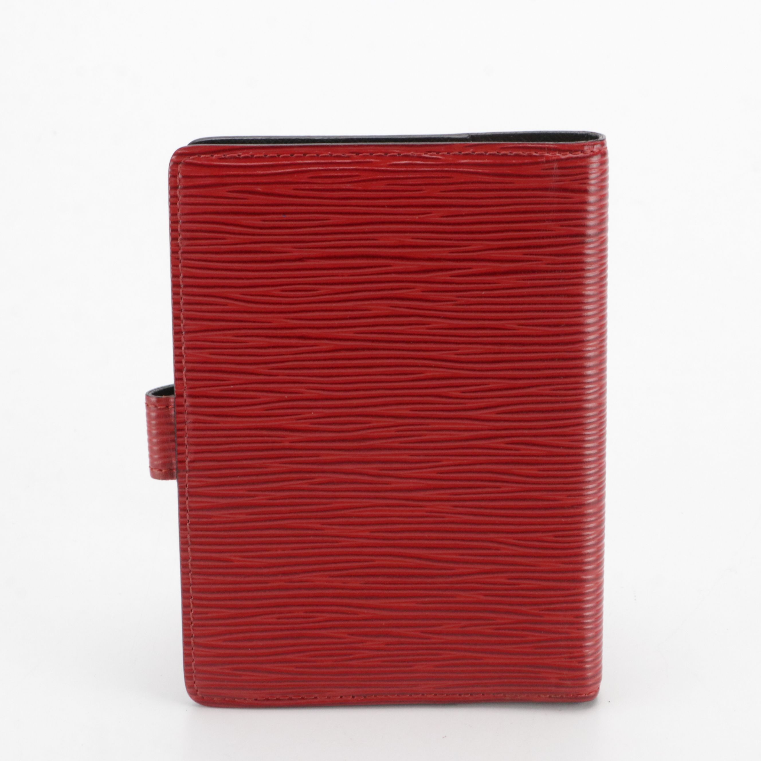 Louis Vuitton 6 Ring Agenda Cover in Red Epi Leather