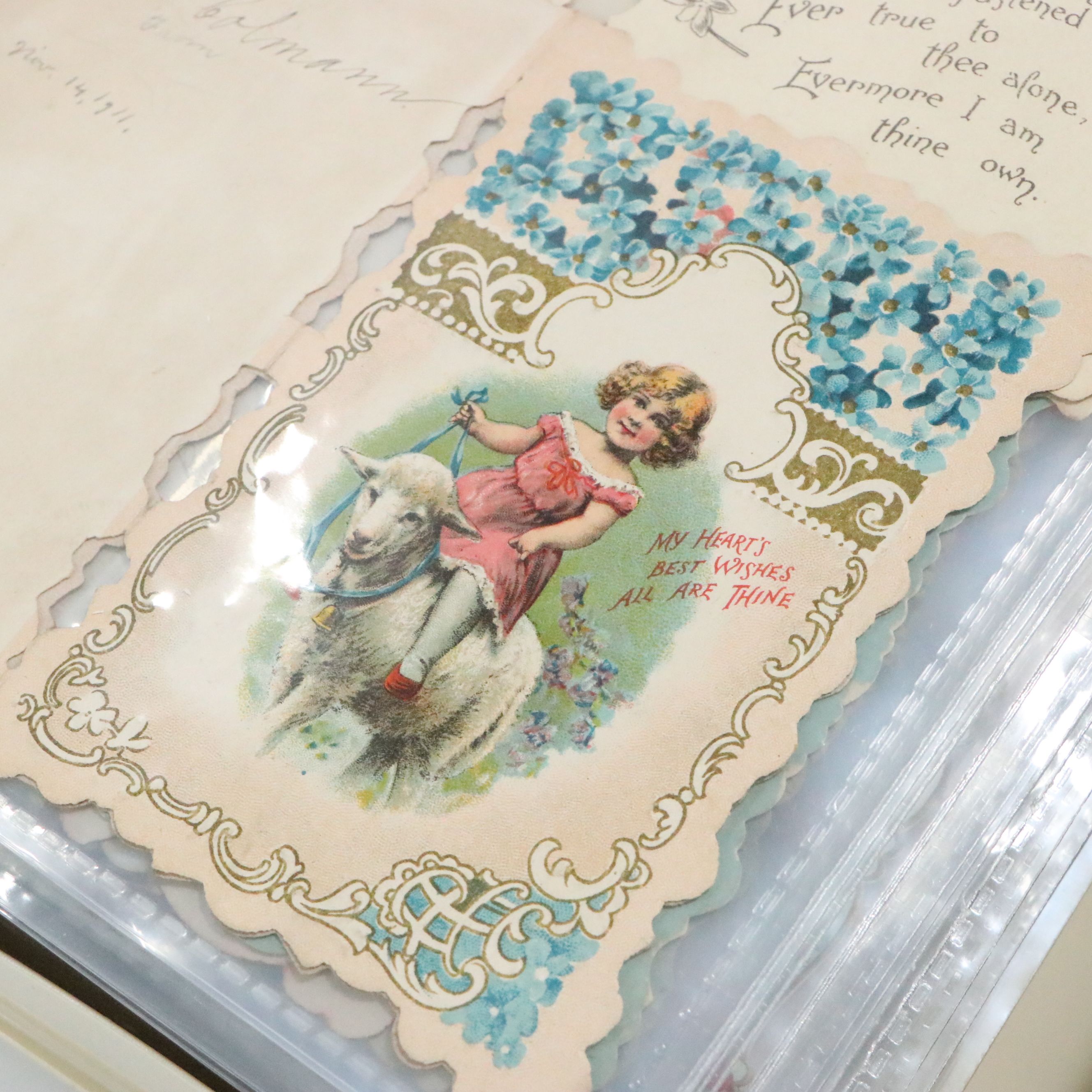 Die Cut Victorian Calling Cards and Valentines, Late 19th/Early 20th C.