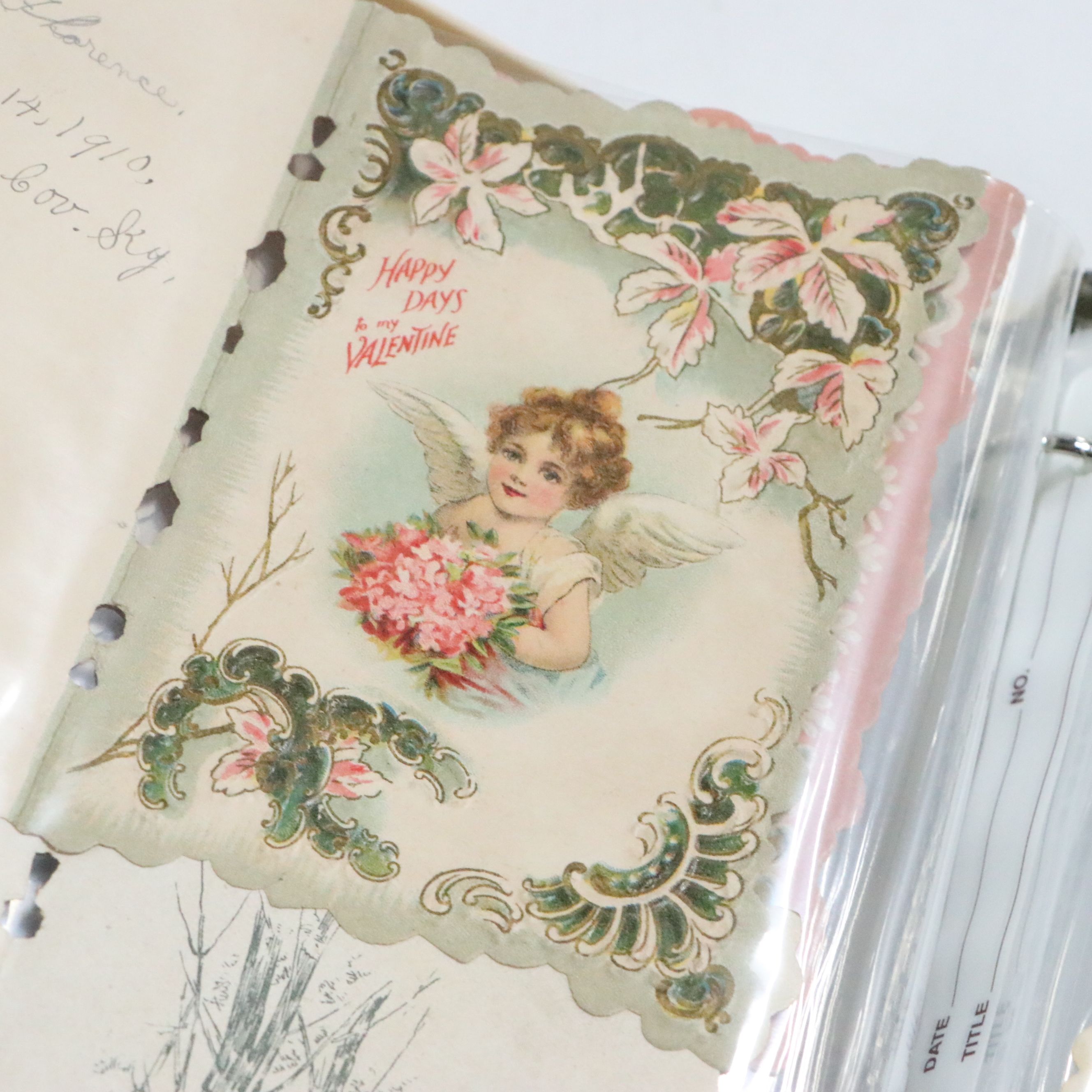 Die Cut Victorian Calling Cards and Valentines, Late 19th/Early 20th C.