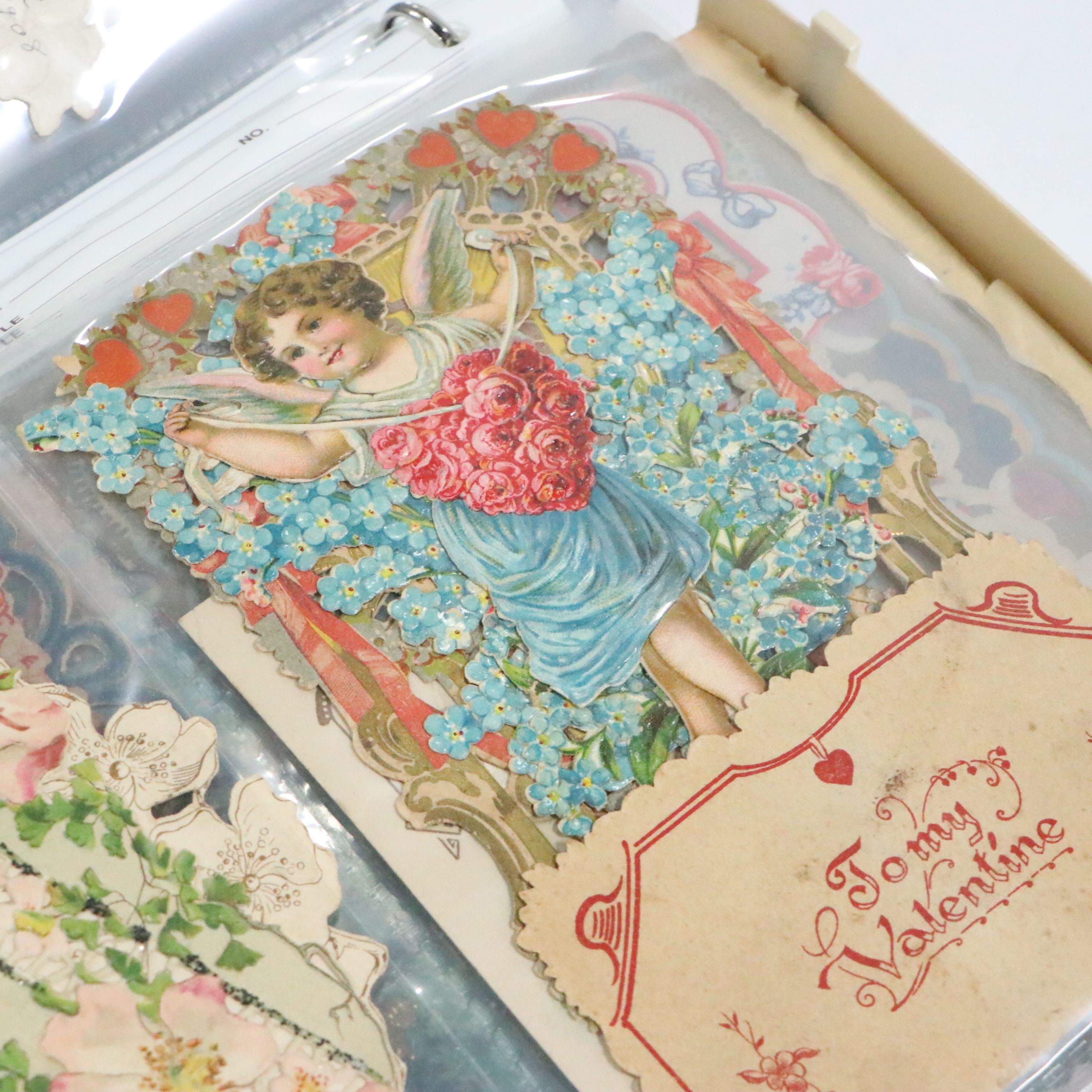 Die Cut Victorian Calling Cards and Valentines, Late 19th/Early 20th C.