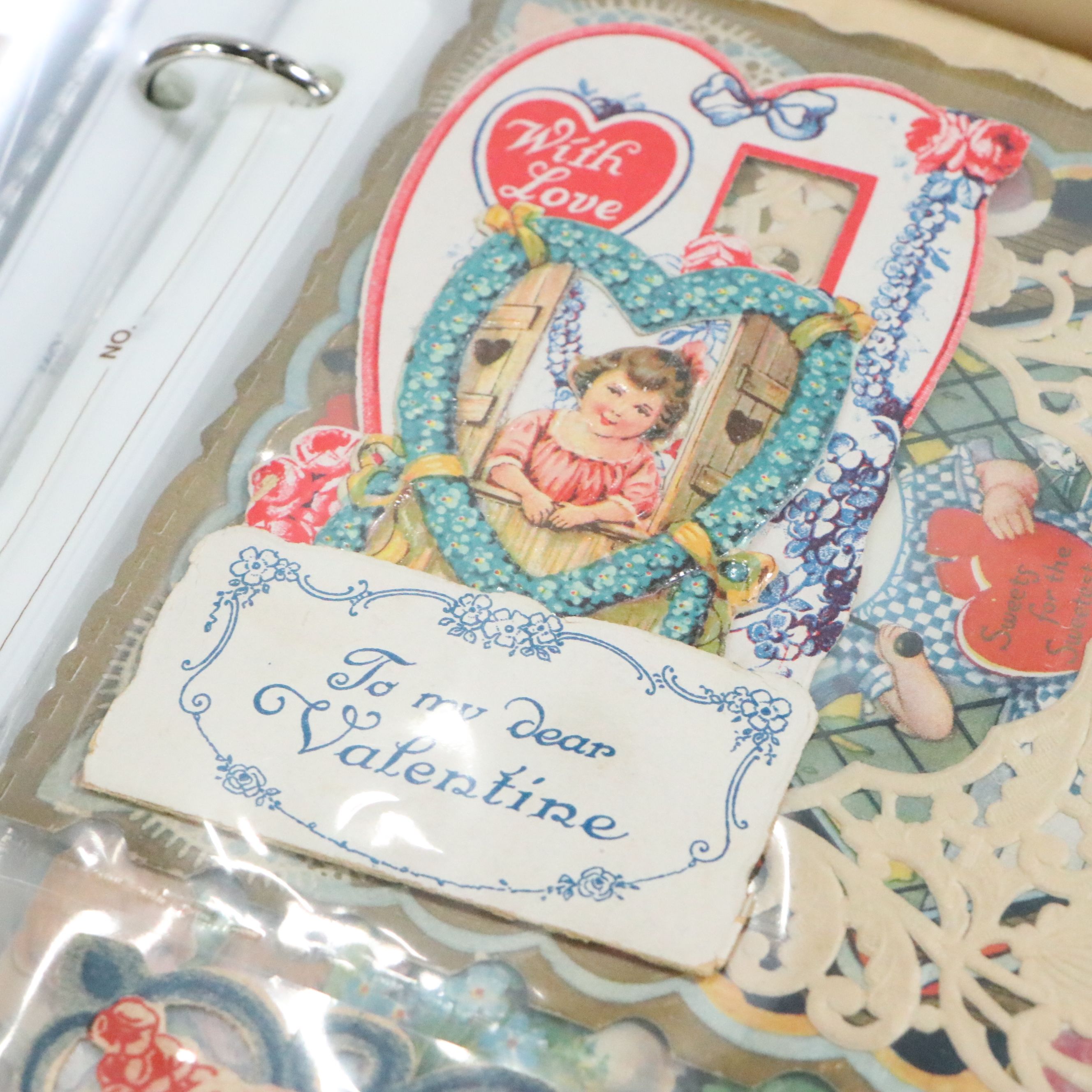 Die Cut Victorian Calling Cards and Valentines, Late 19th/Early 20th C.