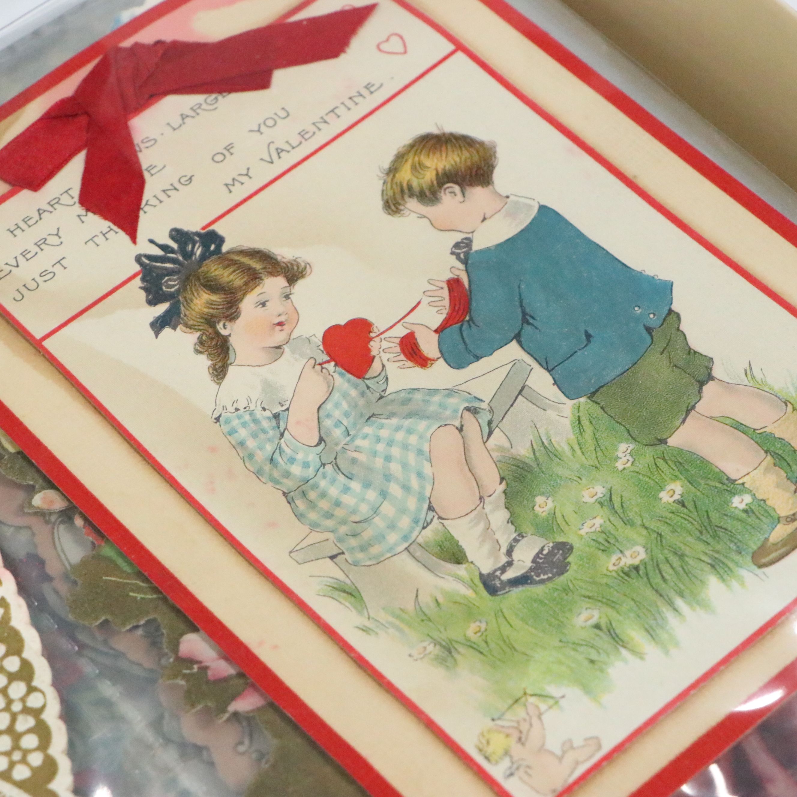 Die Cut Victorian Calling Cards and Valentines, Late 19th/Early 20th C.