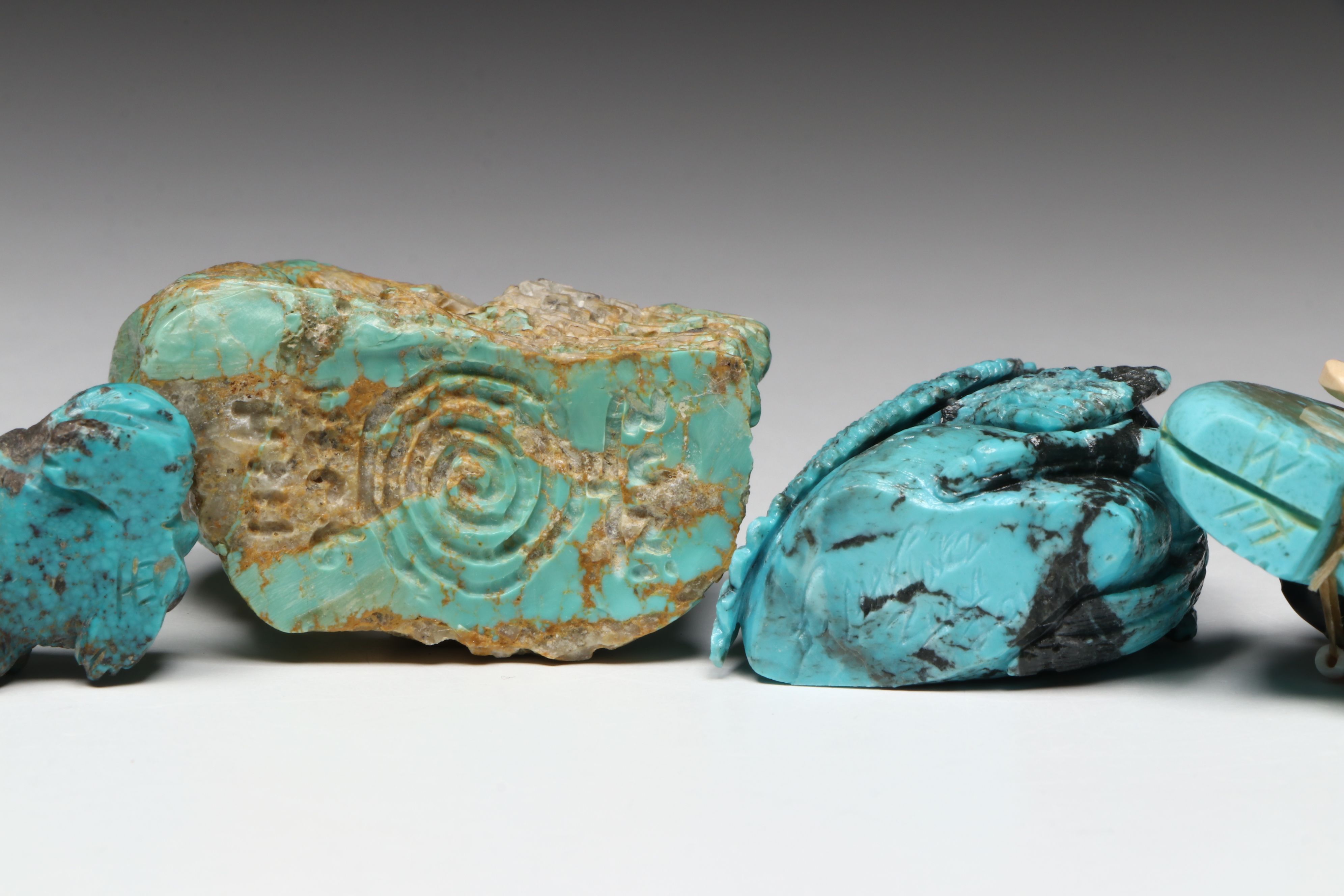 Herbert Him, Florentino Martinez with Other Zuni Carved Animals