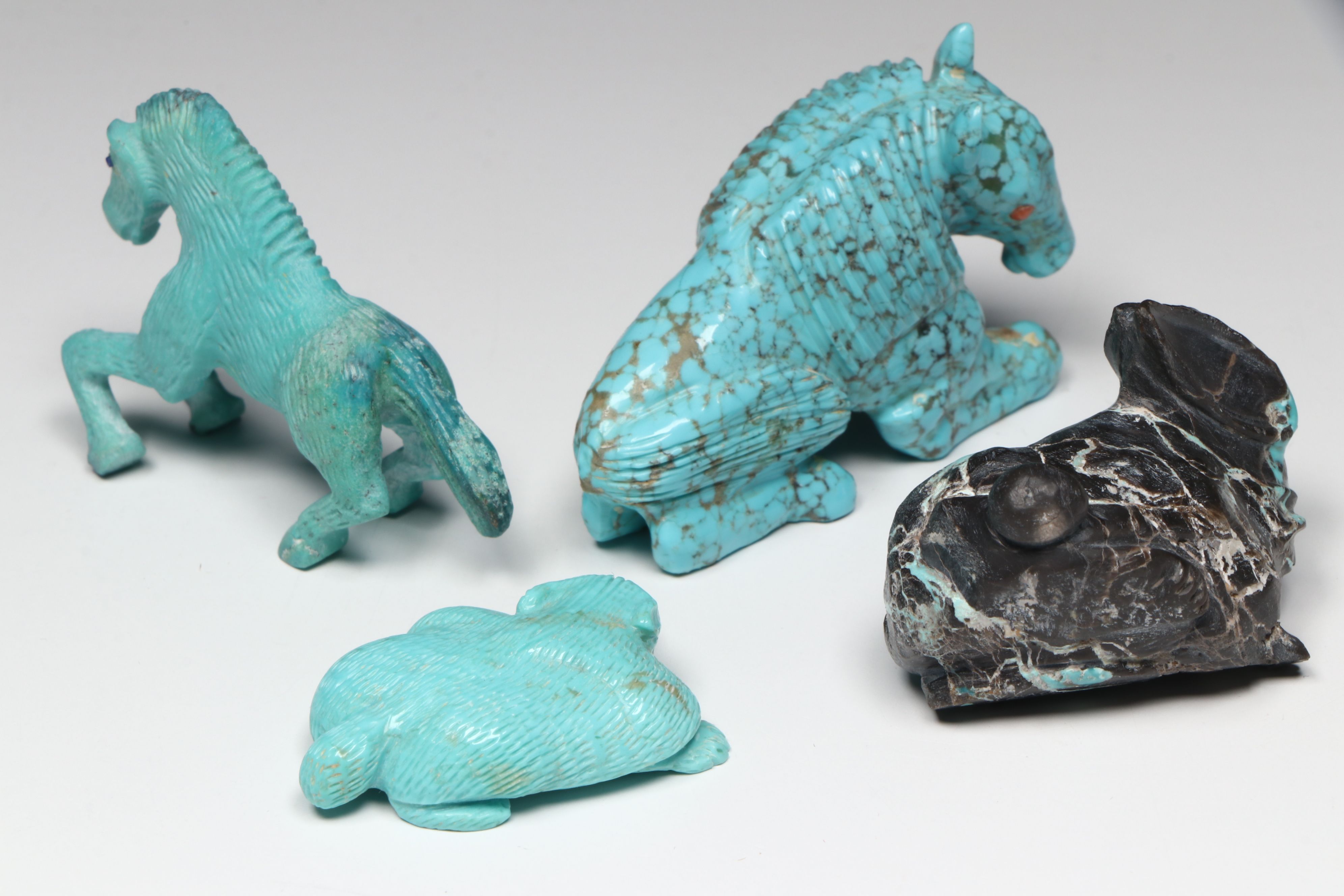 Herbert Him, Florentino Martinez with Other Zuni Carved Animals