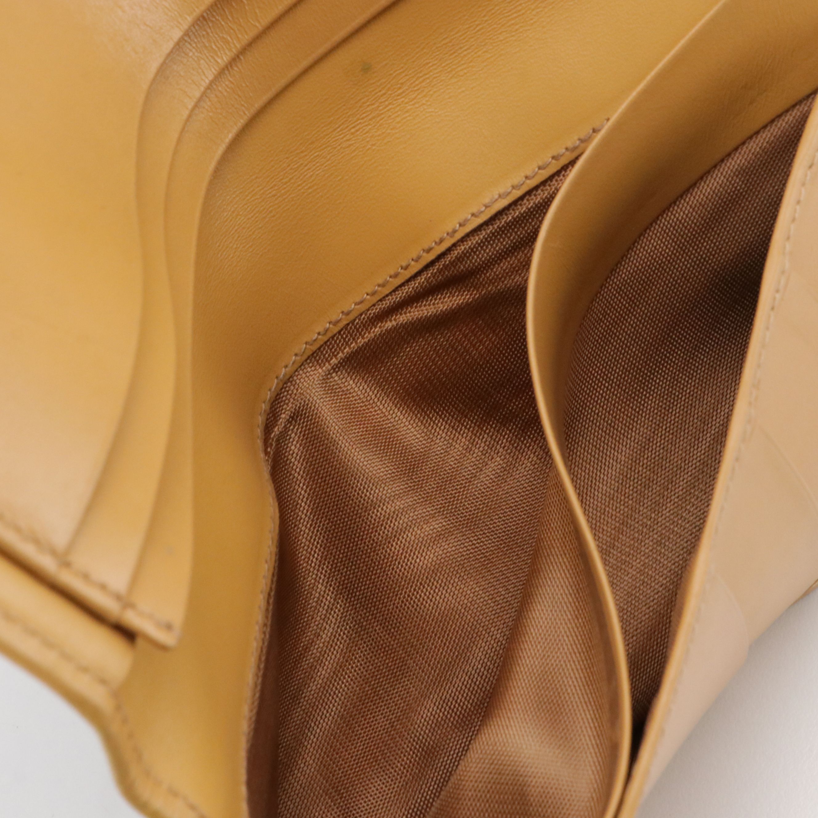 Celine Long Bifold Wallet in Dark Brown Macadam Canvas and Leather Trim