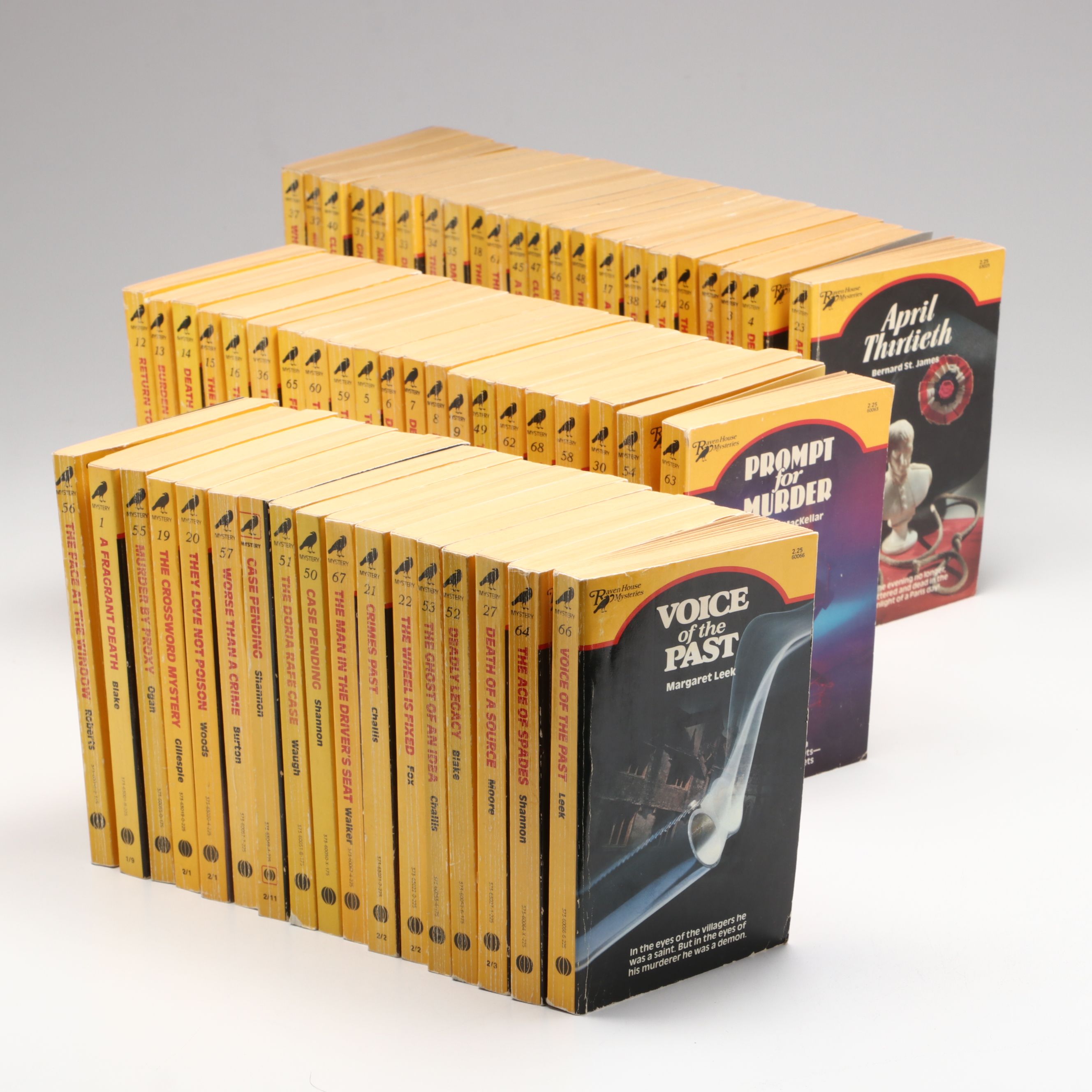 "Voice of the Past," "Prompt for Murder," and More Raven House Mysteries