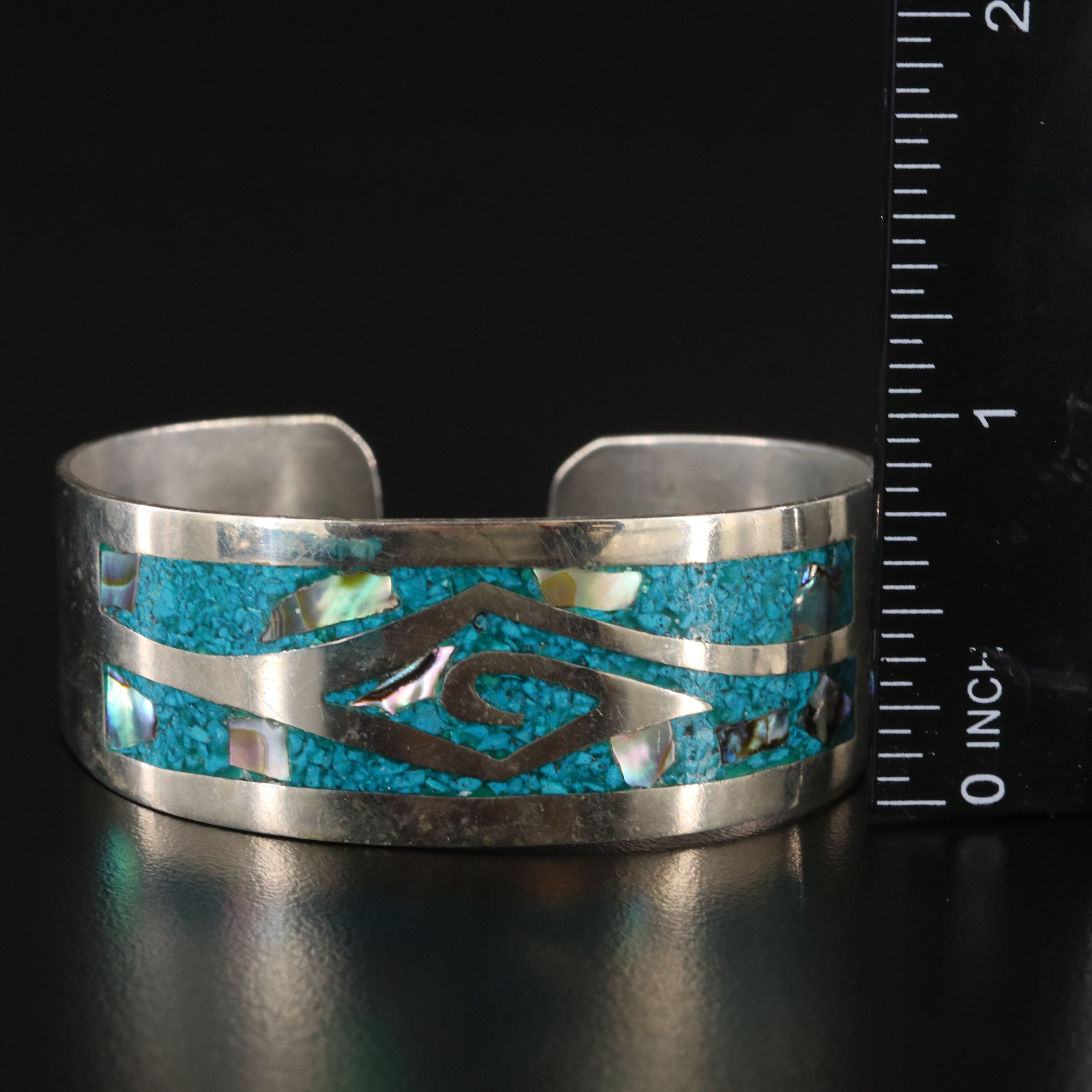 Bracelets Including Mexican Inlay and Sterling