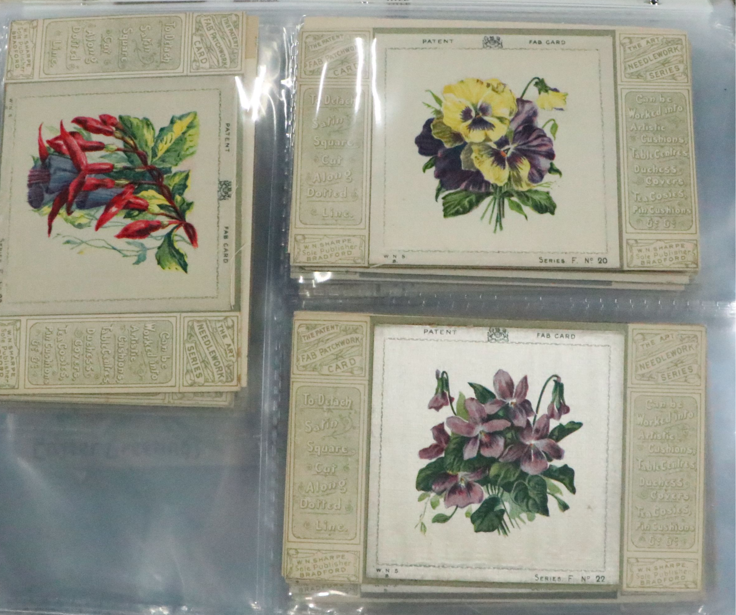 Satin Appliqué Fab Cards with Embellished and More Antique and Vintage Postcards