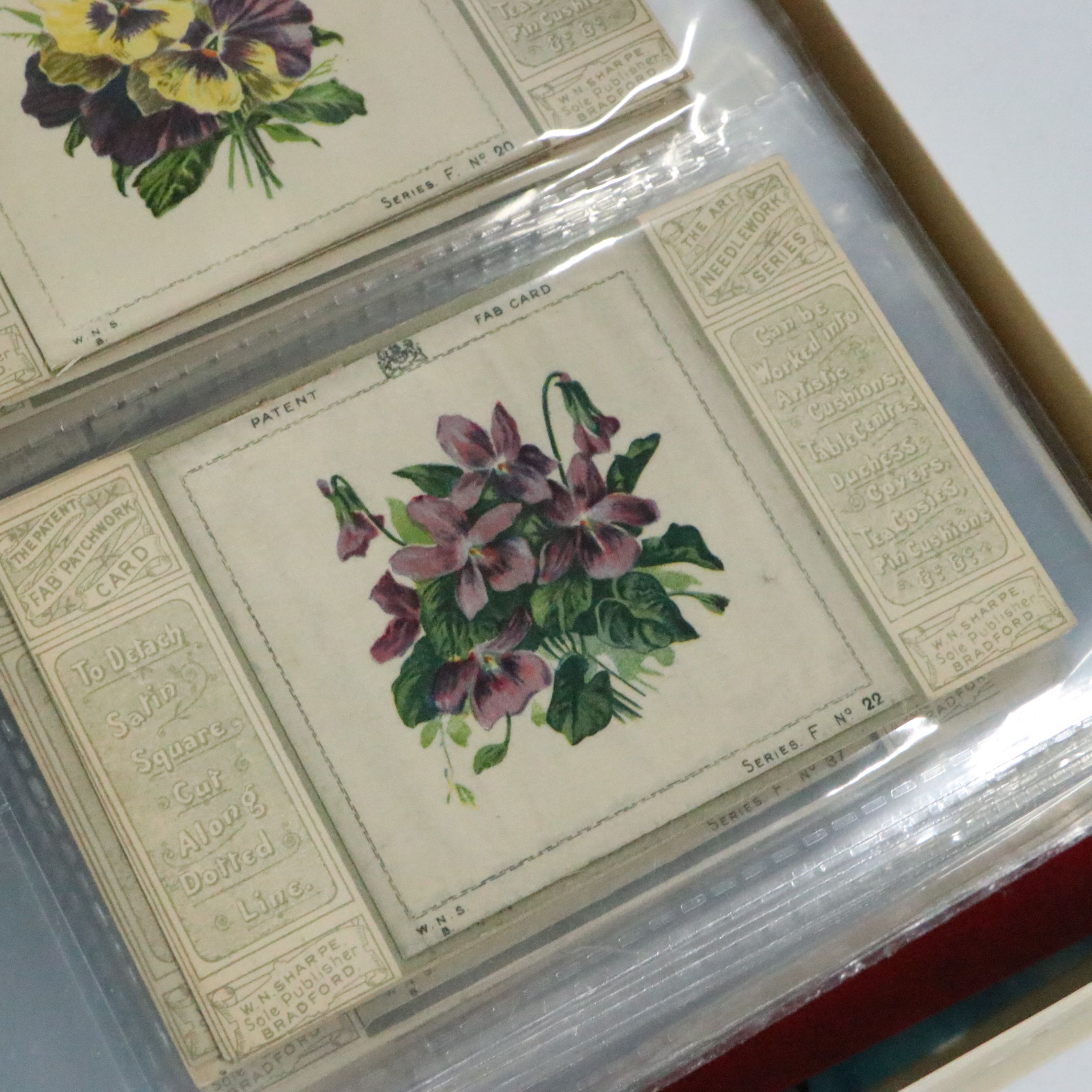 Satin Appliqué Fab Cards with Embellished and More Antique and Vintage Postcards
