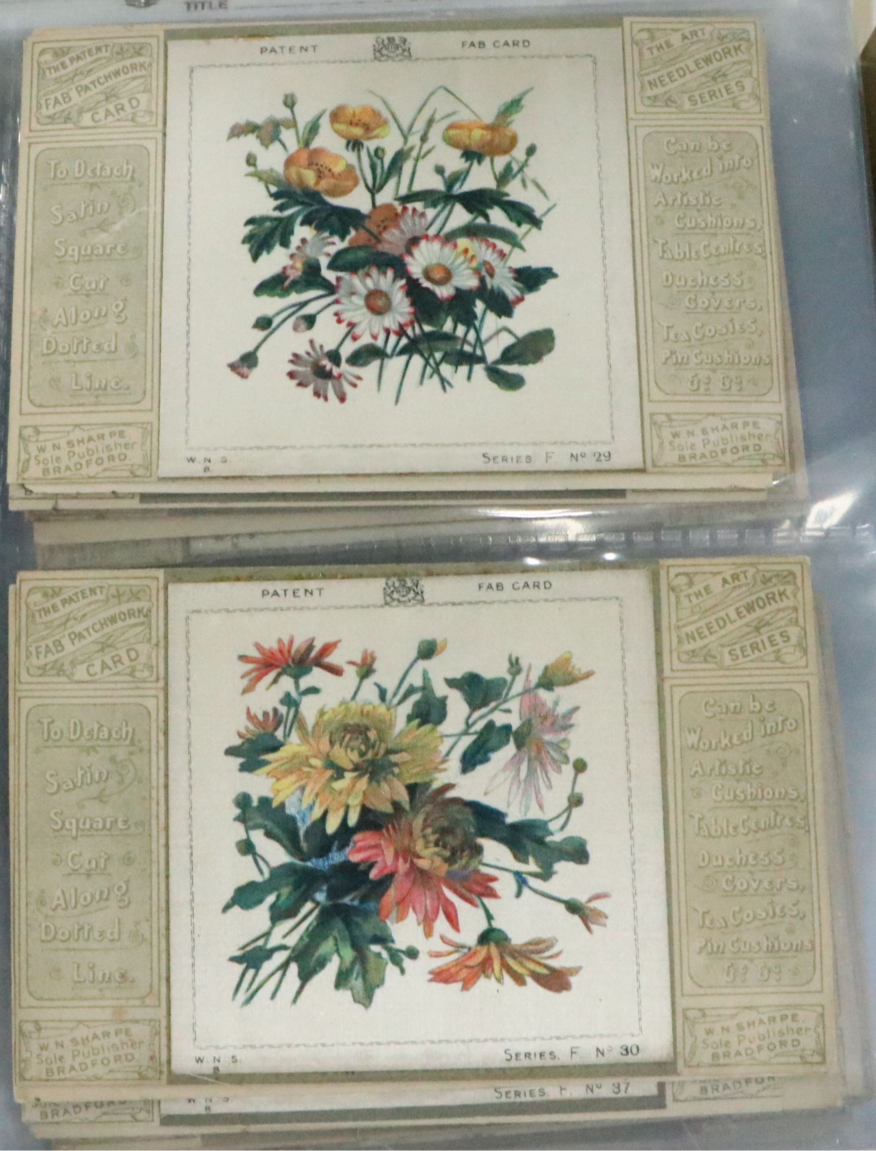 Satin Appliqué Fab Cards with Embellished and More Antique and Vintage Postcards