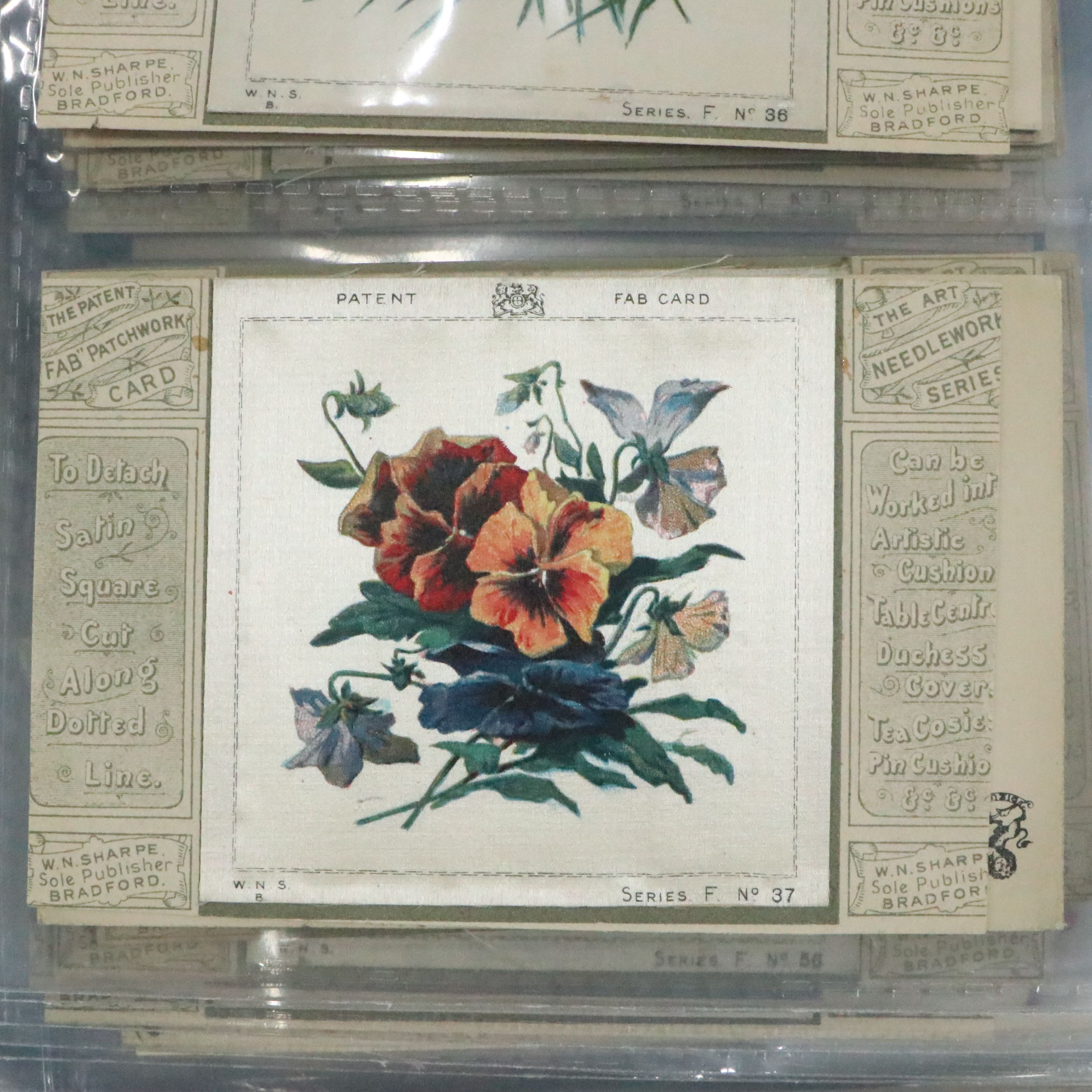 Satin Appliqué Fab Cards with Embellished and More Antique and Vintage Postcards