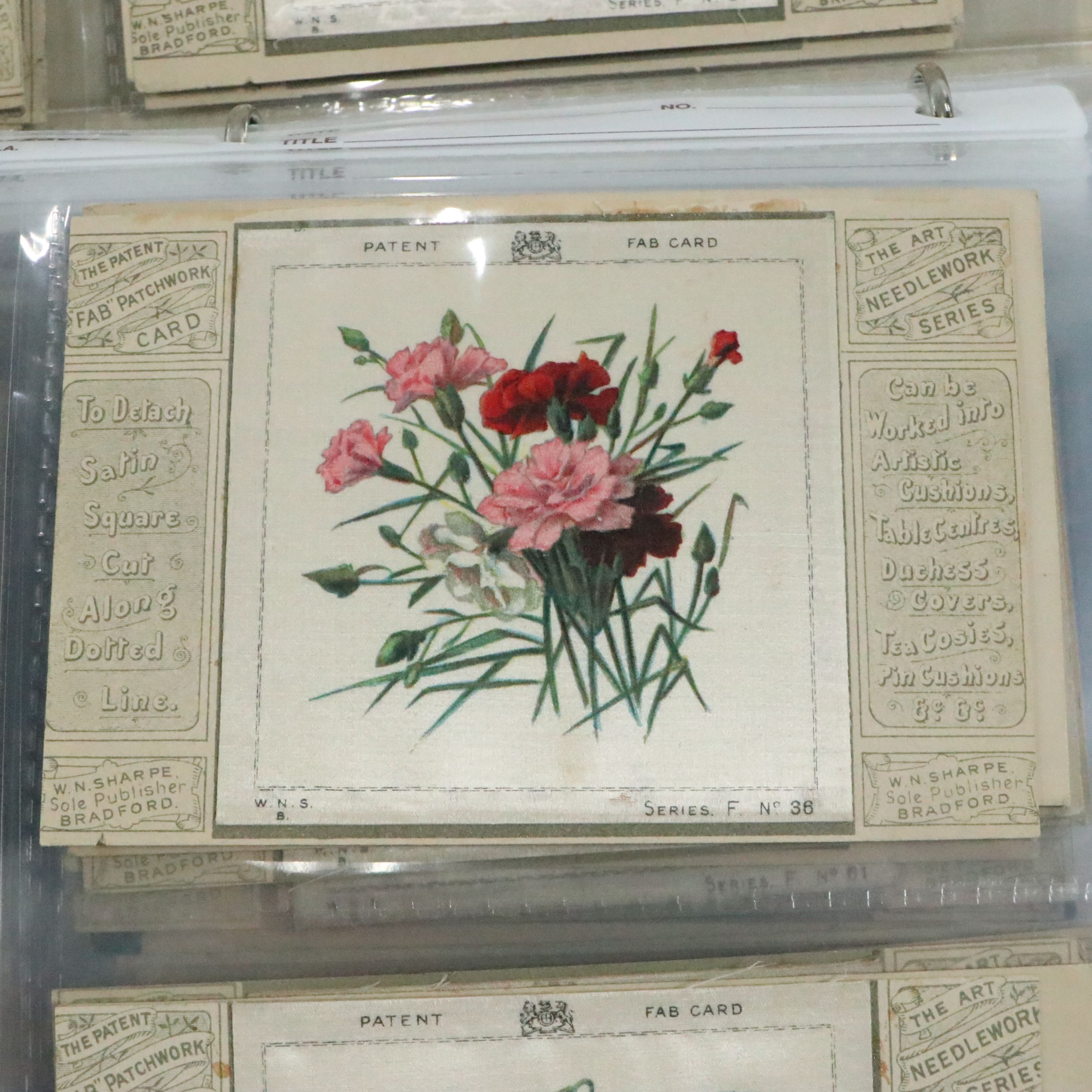 Satin Appliqué Fab Cards with Embellished and More Antique and Vintage Postcards