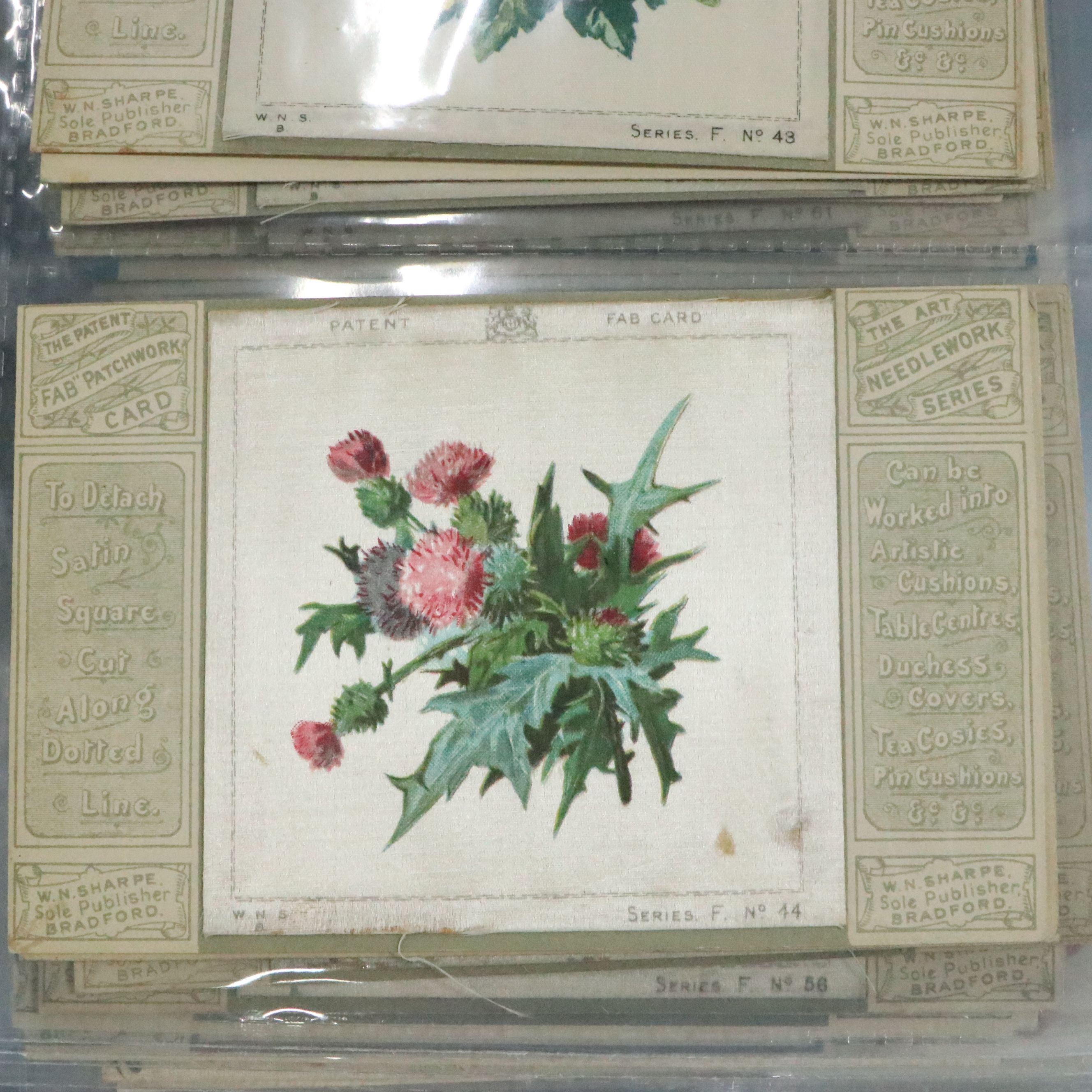 Satin Appliqué Fab Cards with Embellished and More Antique and Vintage Postcards