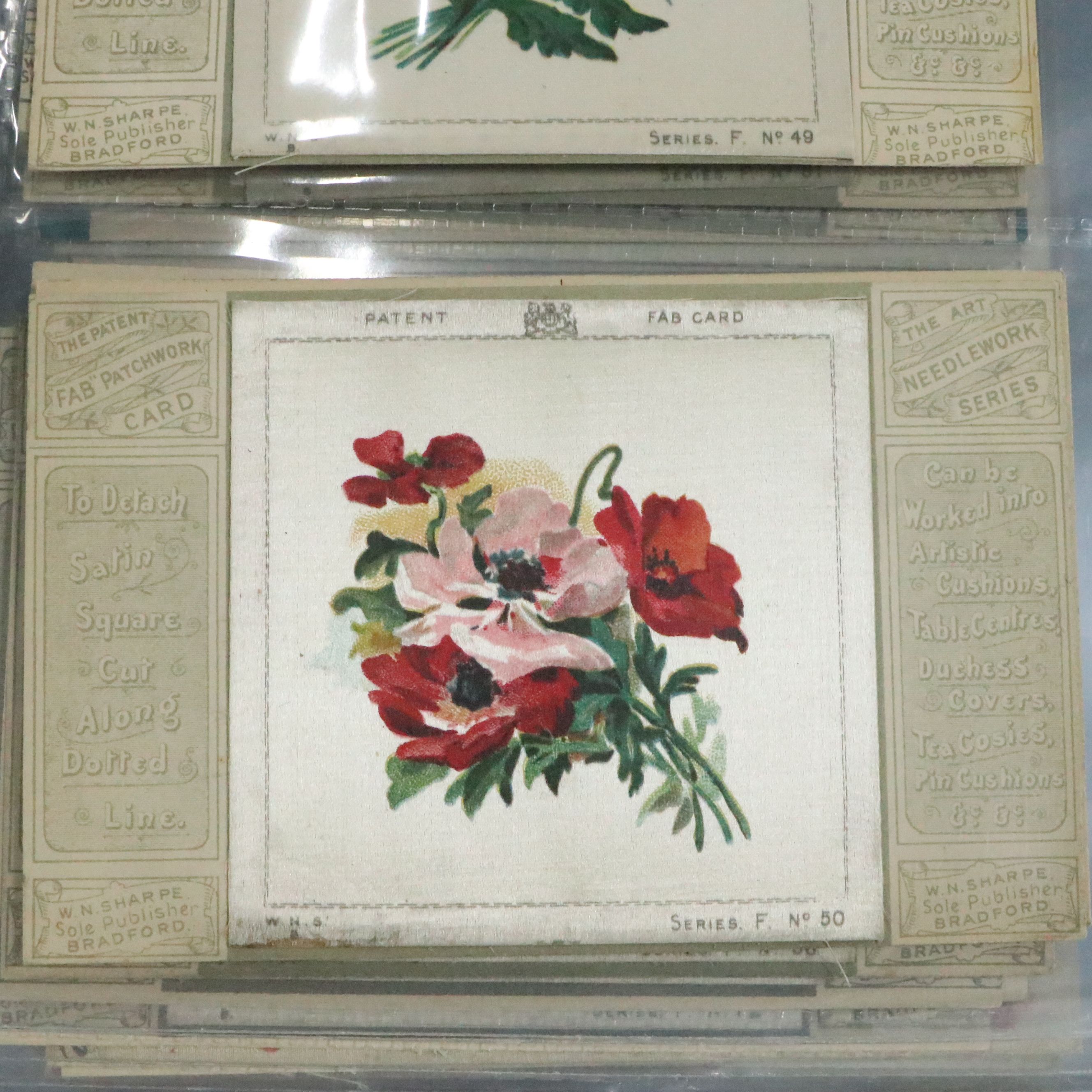 Satin Appliqué Fab Cards with Embellished and More Antique and Vintage Postcards