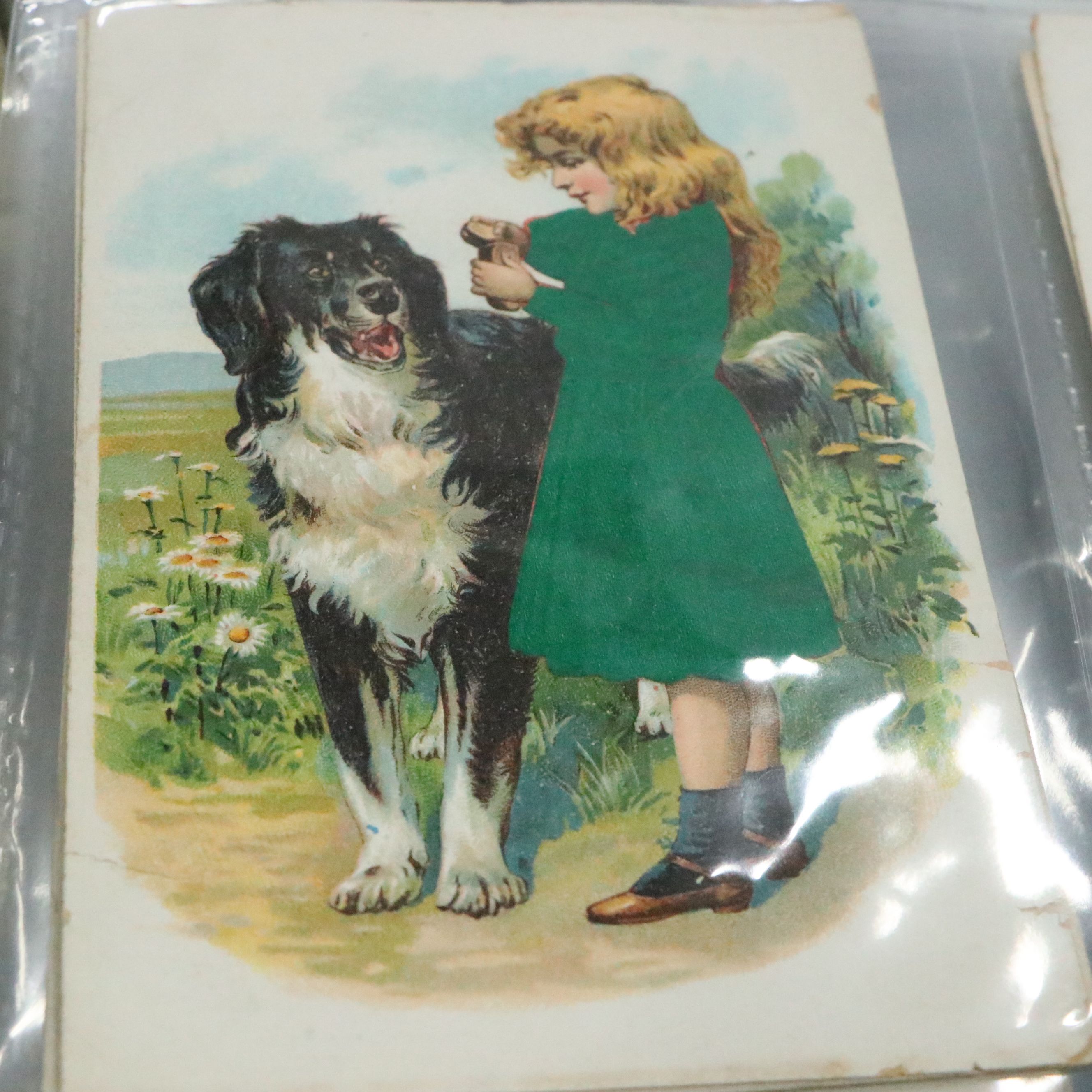 Satin Appliqué Fab Cards with Embellished and More Antique and Vintage Postcards