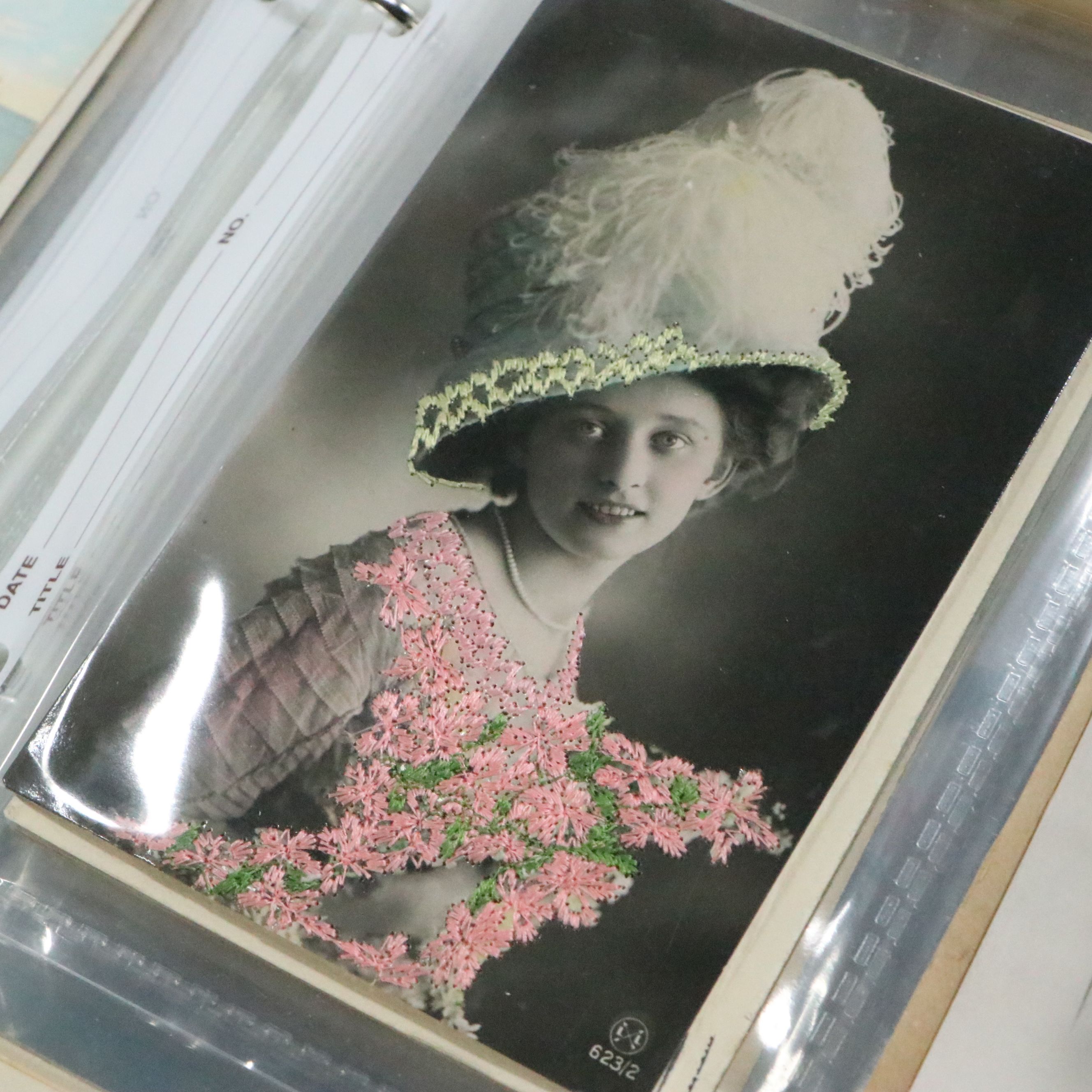 Satin Appliqué Fab Cards with Embellished and More Antique and Vintage Postcards