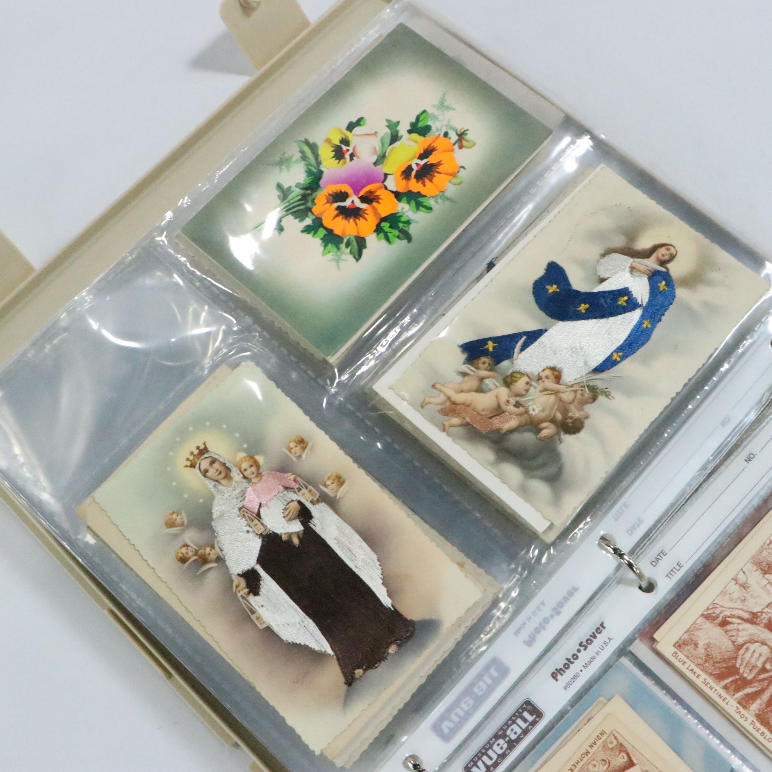 Satin Appliqué Fab Cards with Embellished and More Antique and Vintage Postcards